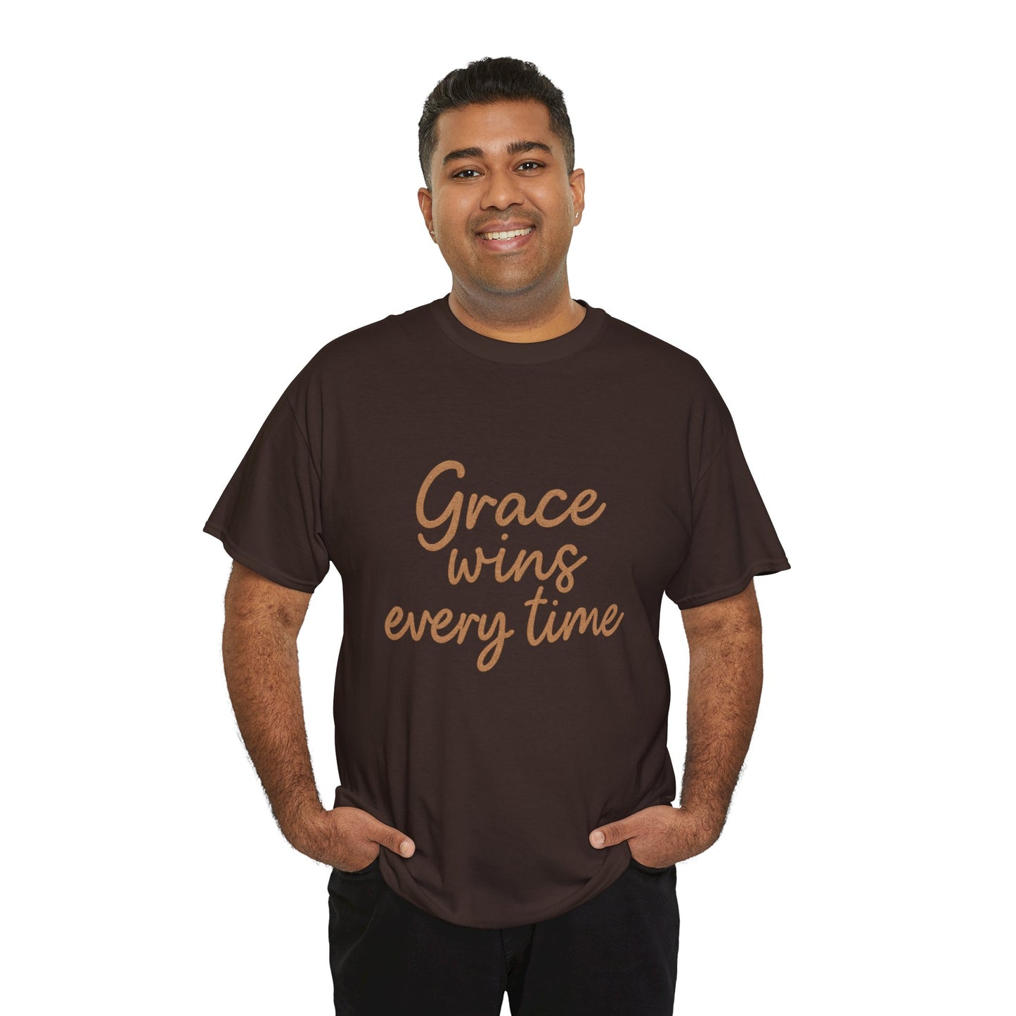 Grace Wins Every Time T-Shirt – Inspirational Christian Unisex Tee