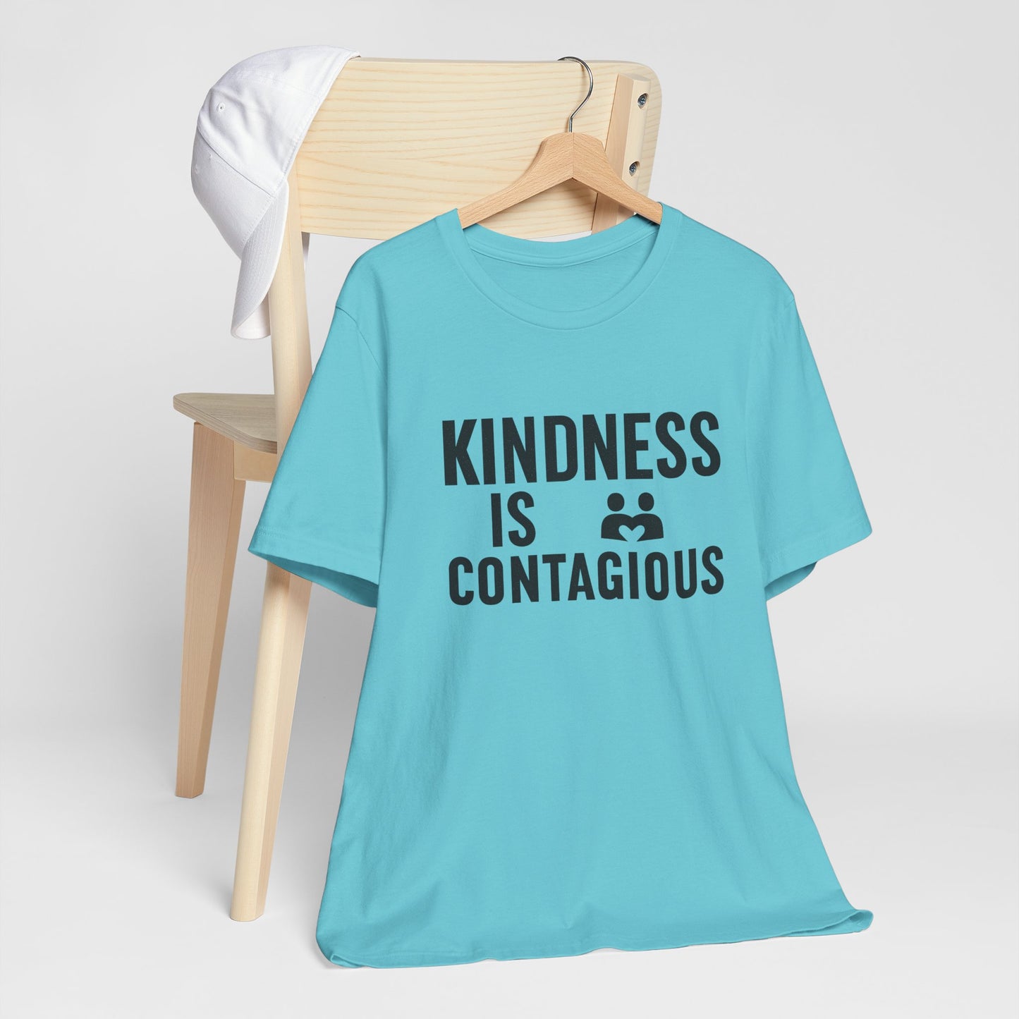 Kindness is Contagious Unisex T-Shirt | Soft Jersey Short Sleeve