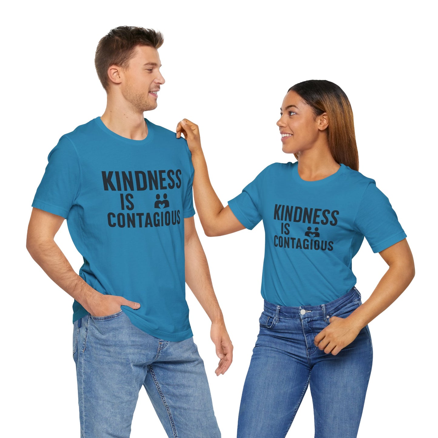 Kindness is Contagious Unisex T-Shirt | Soft Jersey Short Sleeve