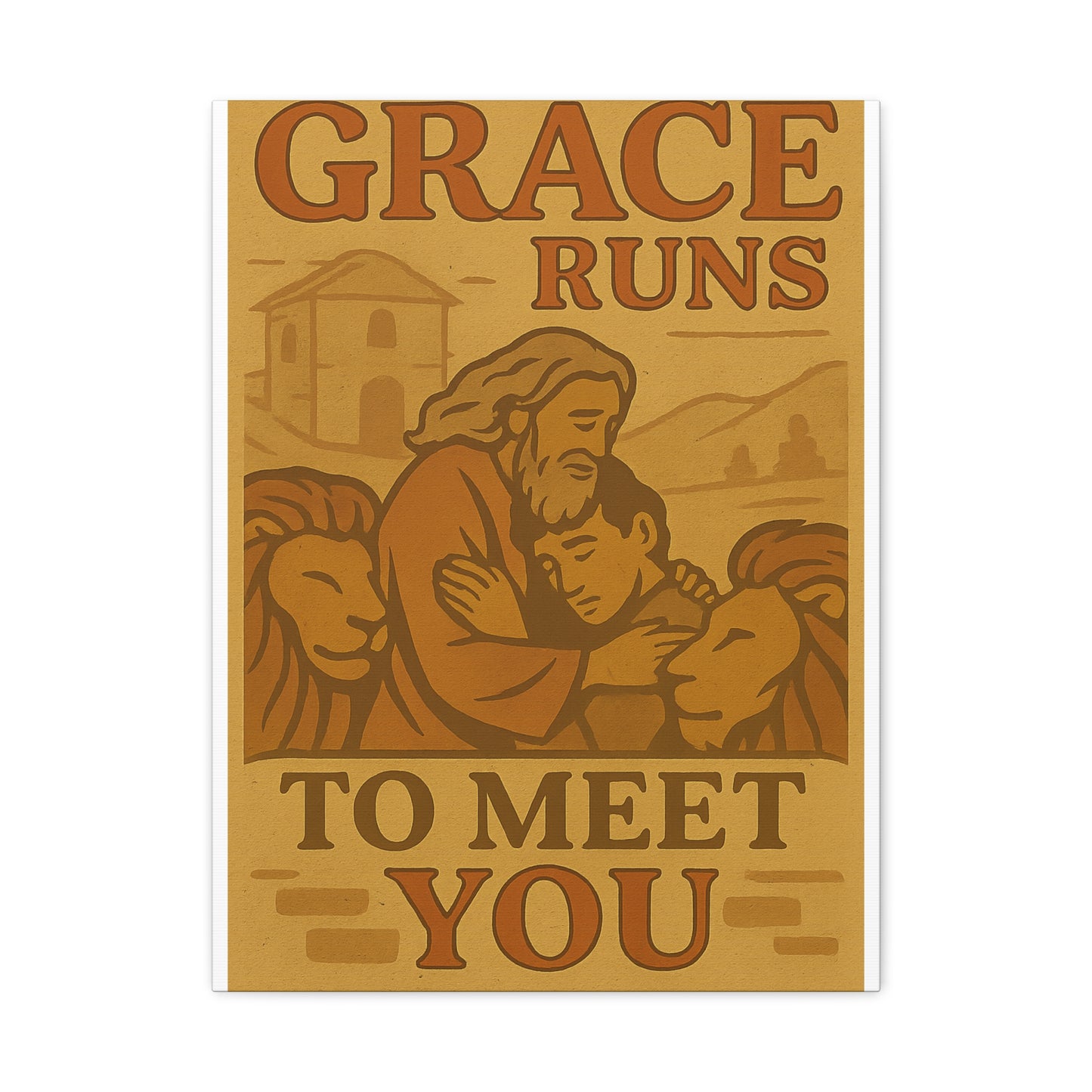 The Prodigal Son Wall Art | Vintage Christian Poster – Redemption & Grace Illustration.