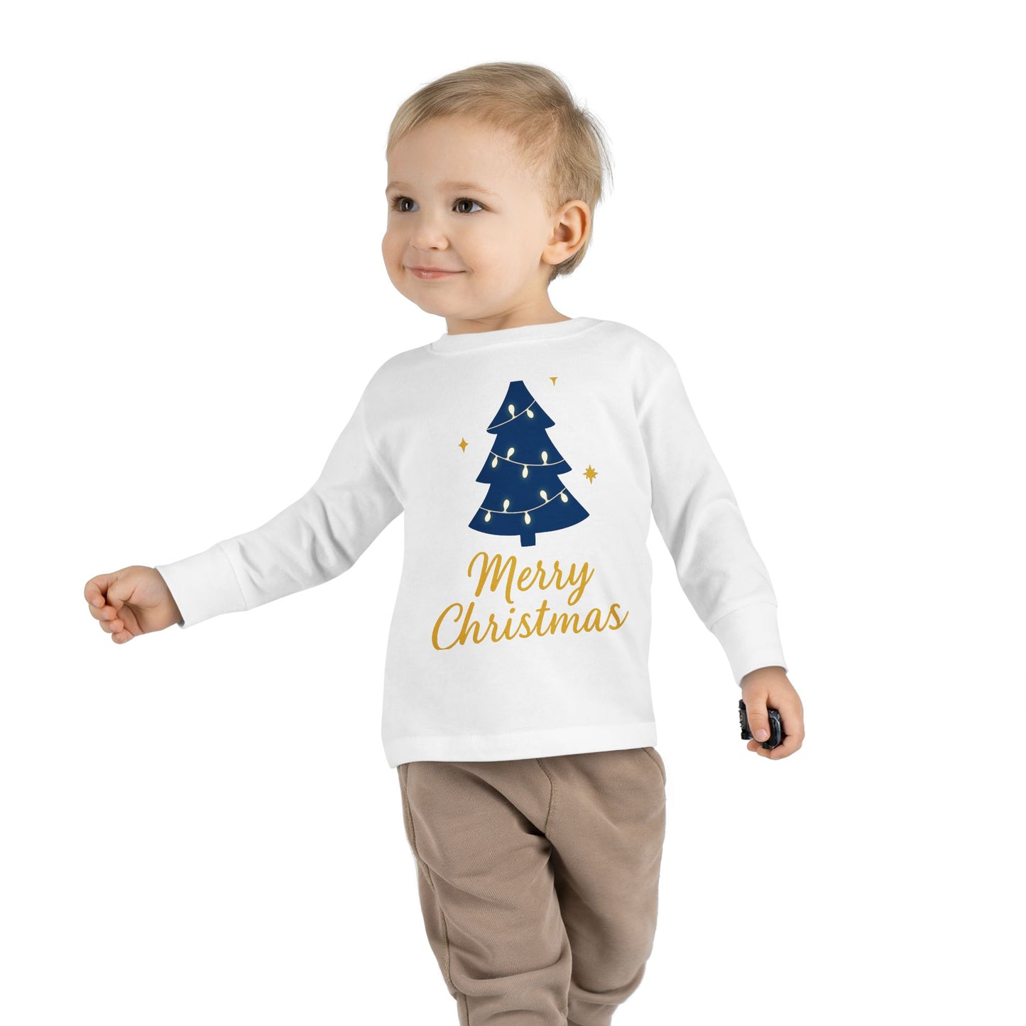 Merry Christmas Toddler Long Sleeve Tee