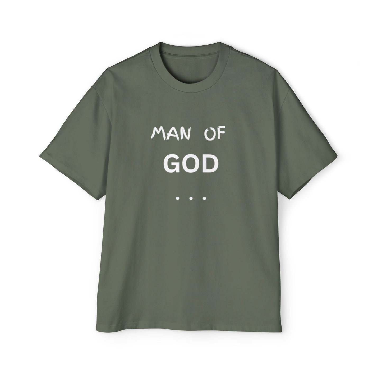 Christian Men’s T-Shirt – Bold “Man of God” Faith Tee