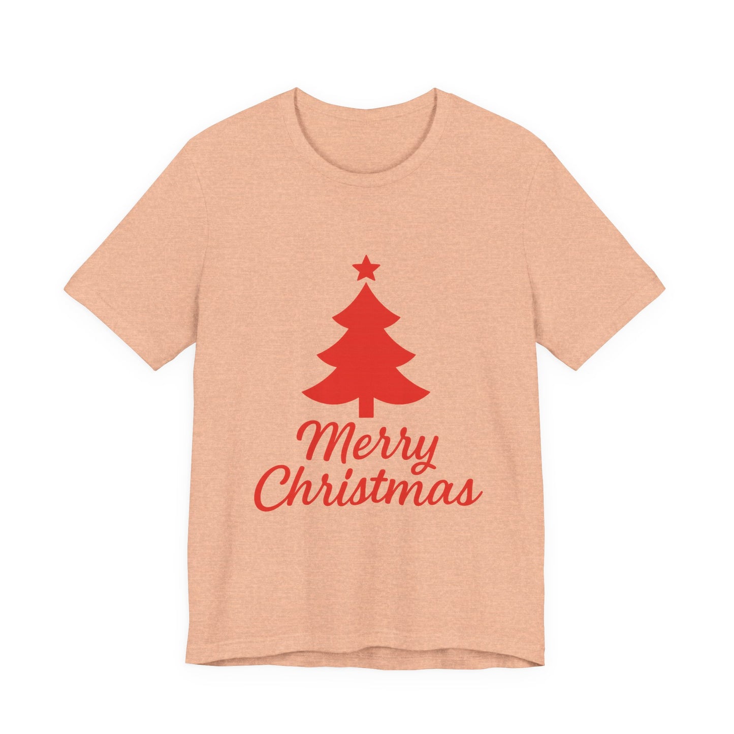 Merry Christmas Unisex Heavy Cotton Tee – Faith-Inspired Holiday Shirt