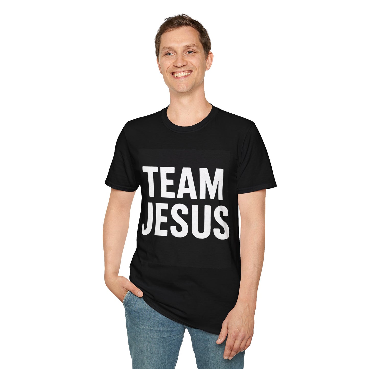Team Jesus Heavy Cotton Tee | Bold Christian Streetwear