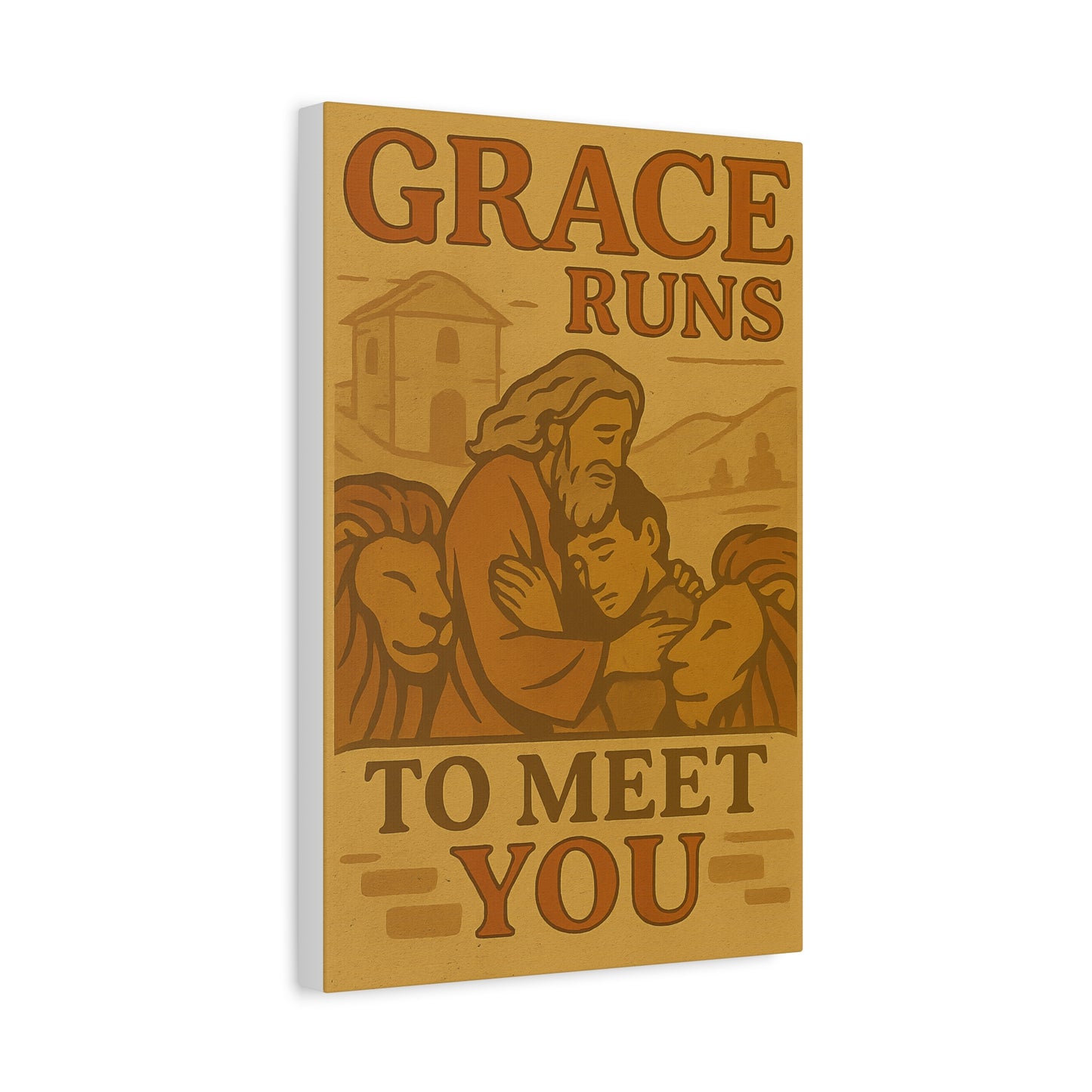 The Prodigal Son Wall Art | Vintage Christian Poster – Redemption & Grace Illustration.