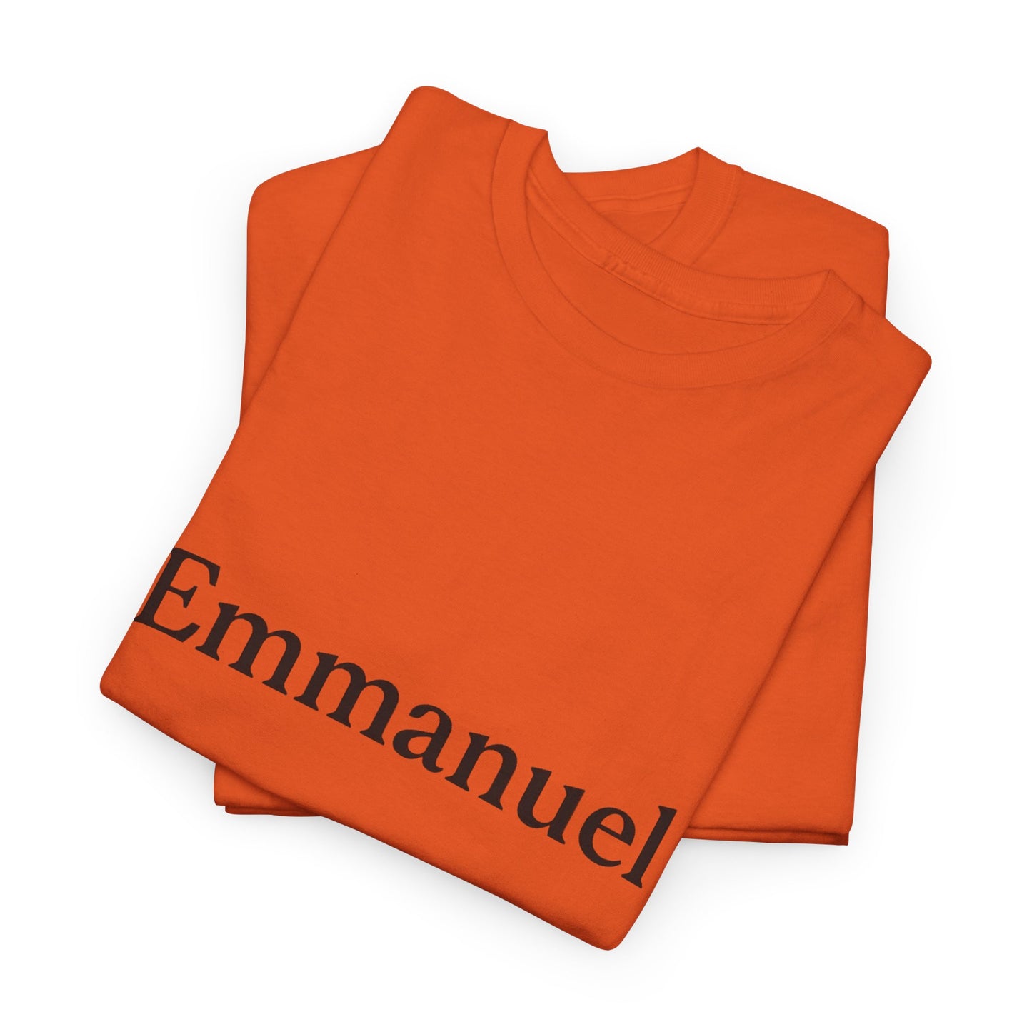 Emmanuel T-Shirt – God With Us Christian Faith Unisex Tee