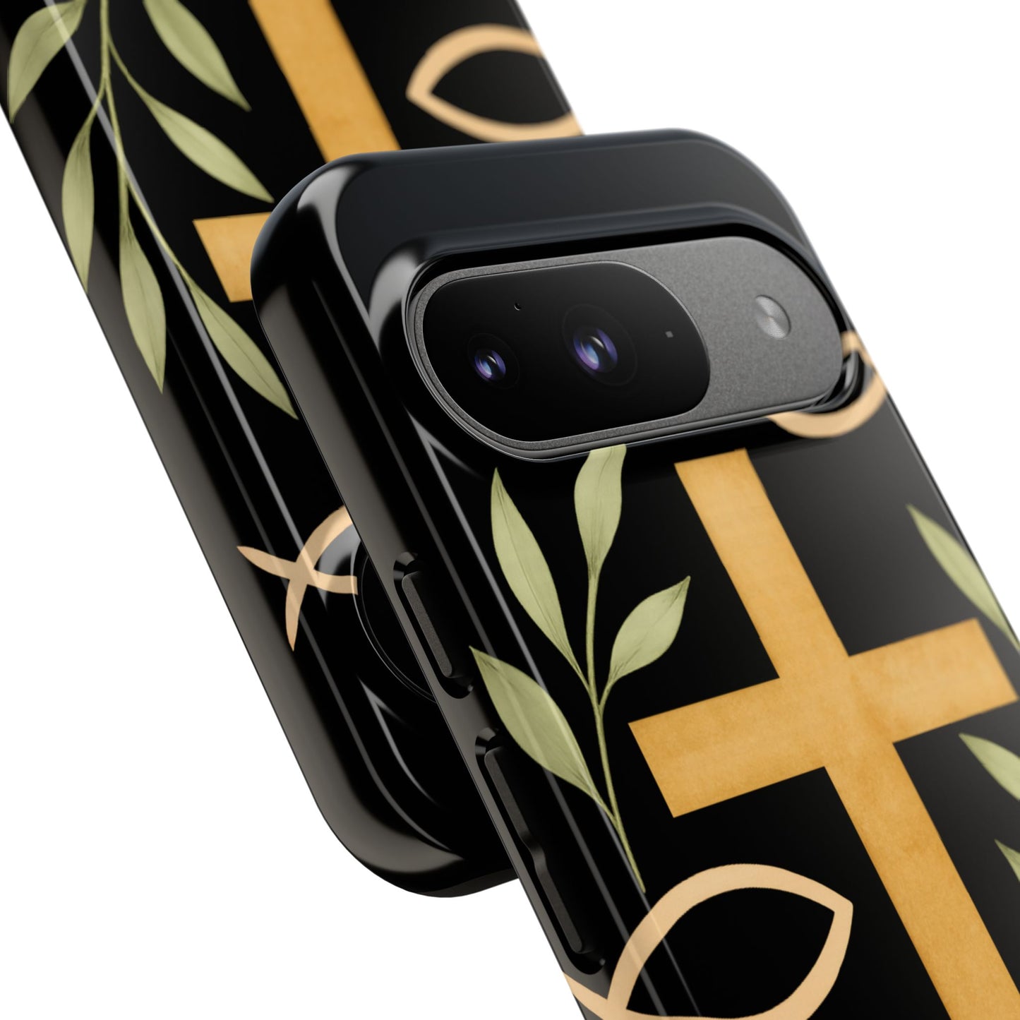 Christian Faith Phone Case with Floral Design