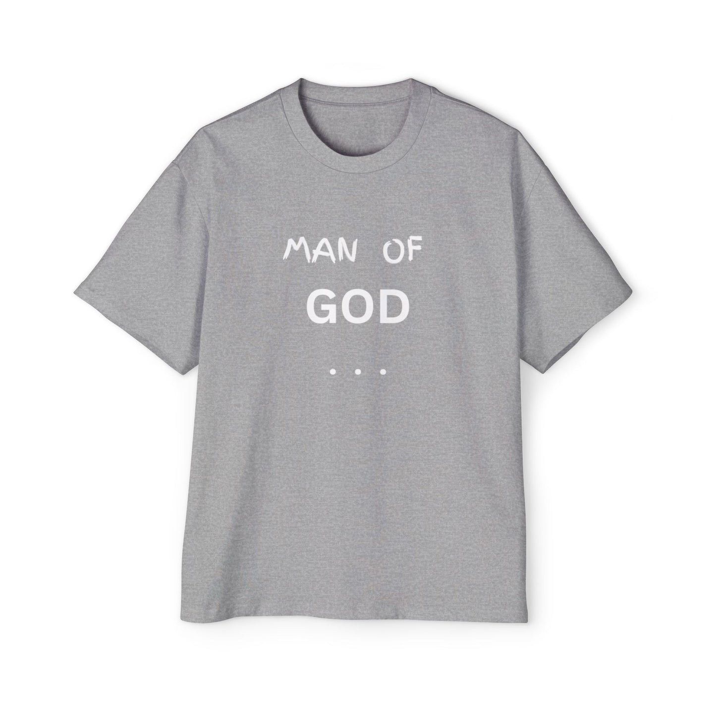 Christian Men’s T-Shirt – Bold “Man of God” Faith Tee