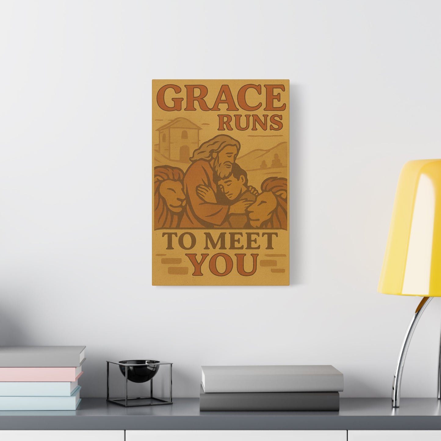 The Prodigal Son Wall Art | Vintage Christian Poster – Redemption & Grace Illustration.