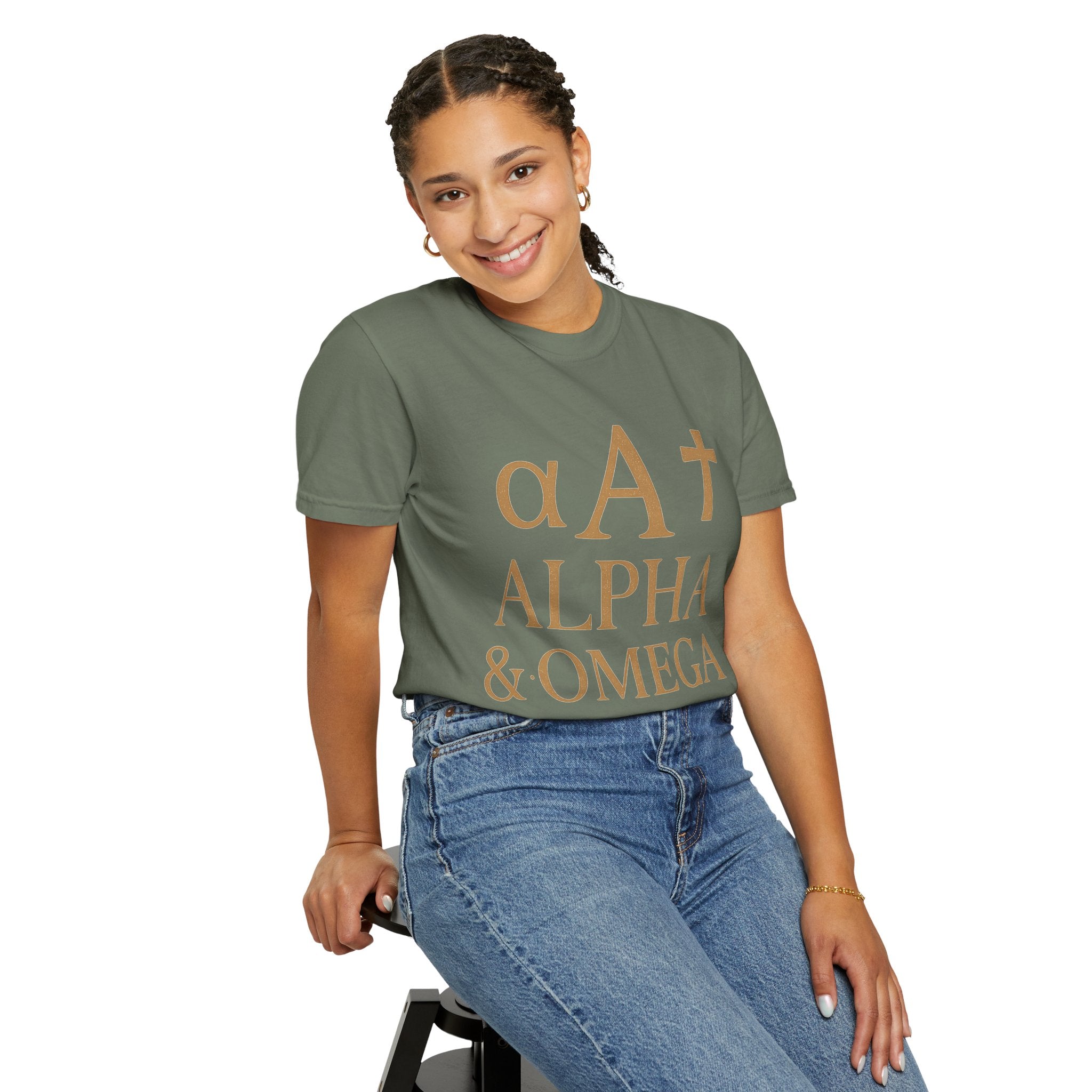 Alpha and Omega Revelation 22:13 Christian Unisex T-Shirt