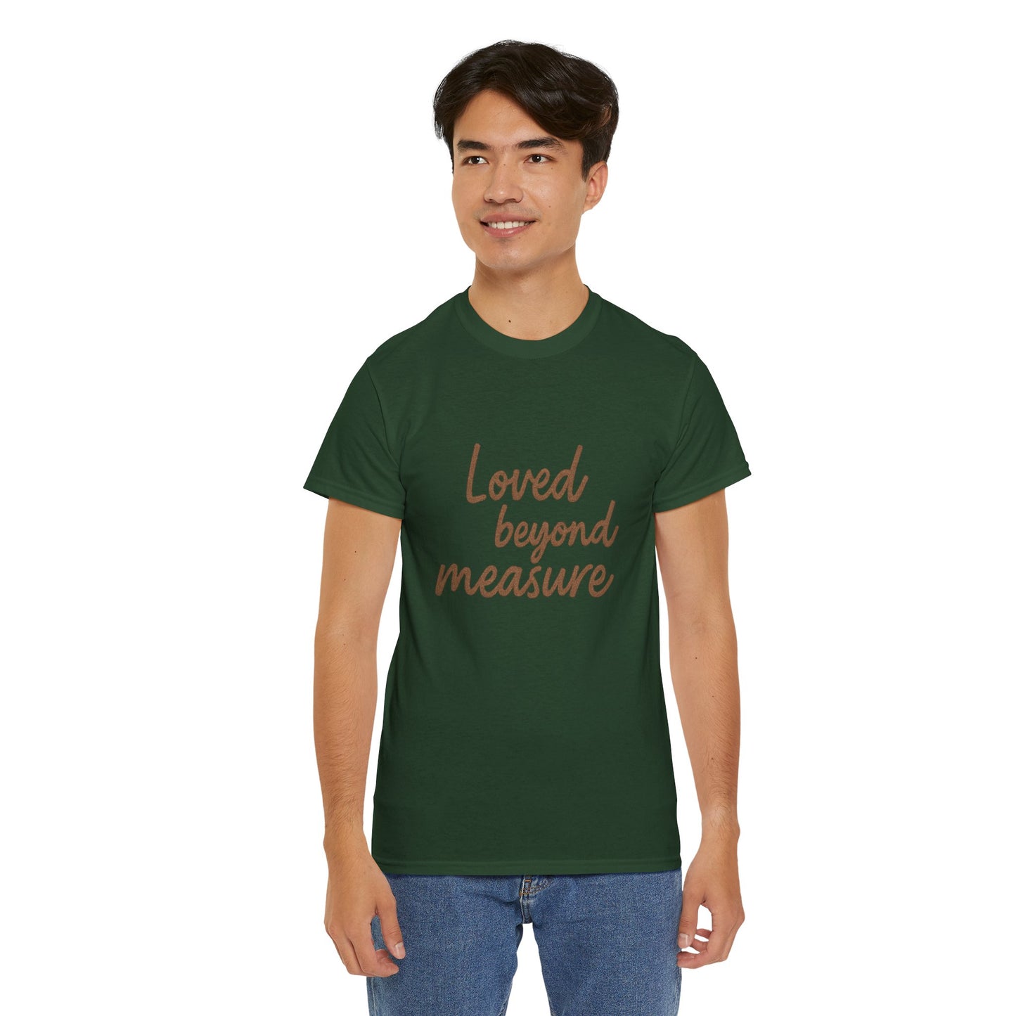Loved Beyond Measure Unisex Cotton Tee, Gift for Mom, Inspirational Shirt, Casual Wear, Everyday Comfort, Perfect for Birthdays