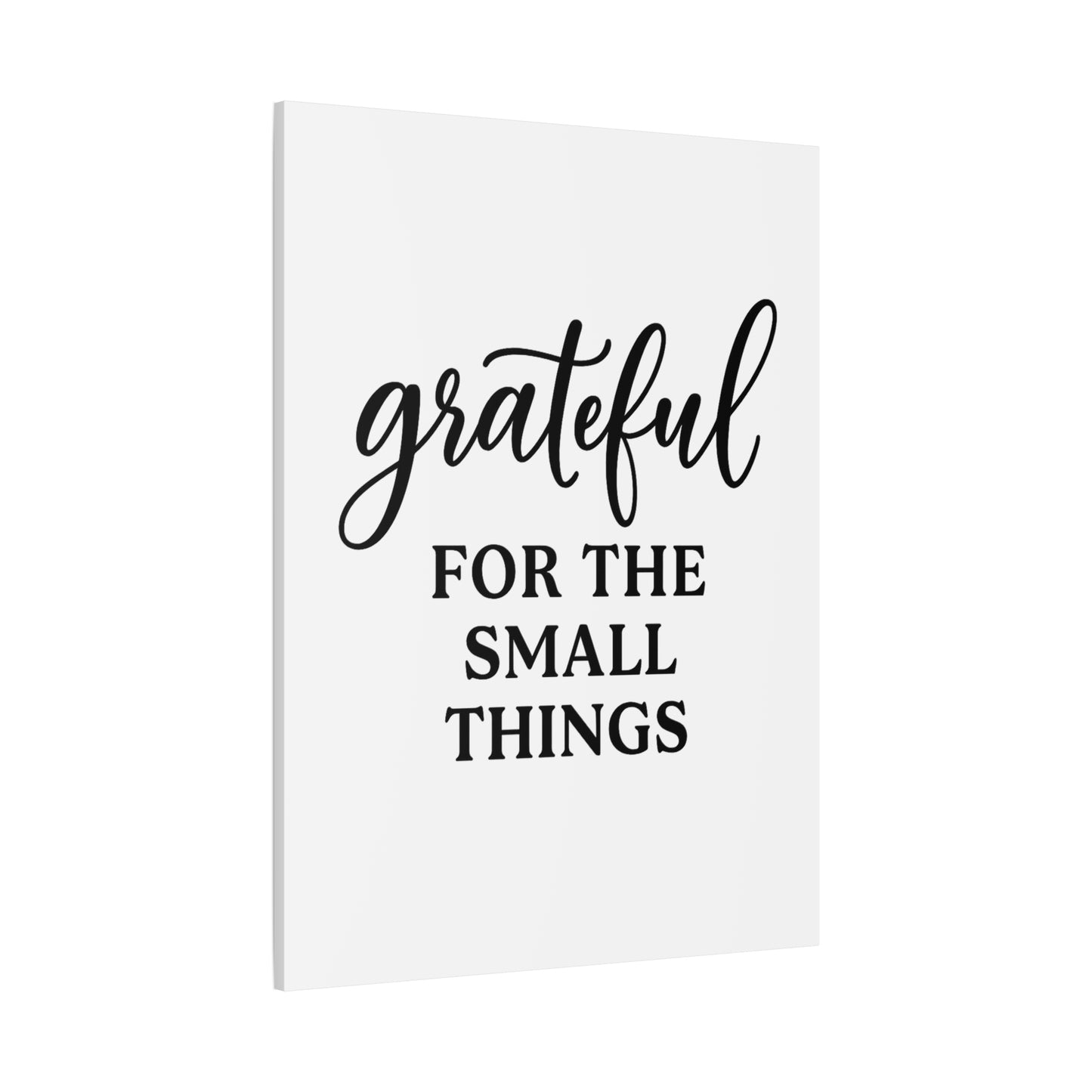 Grateful Wall Art | Inspirational Christian Home Decor-Matte Canvas, Stretched, 1.25"