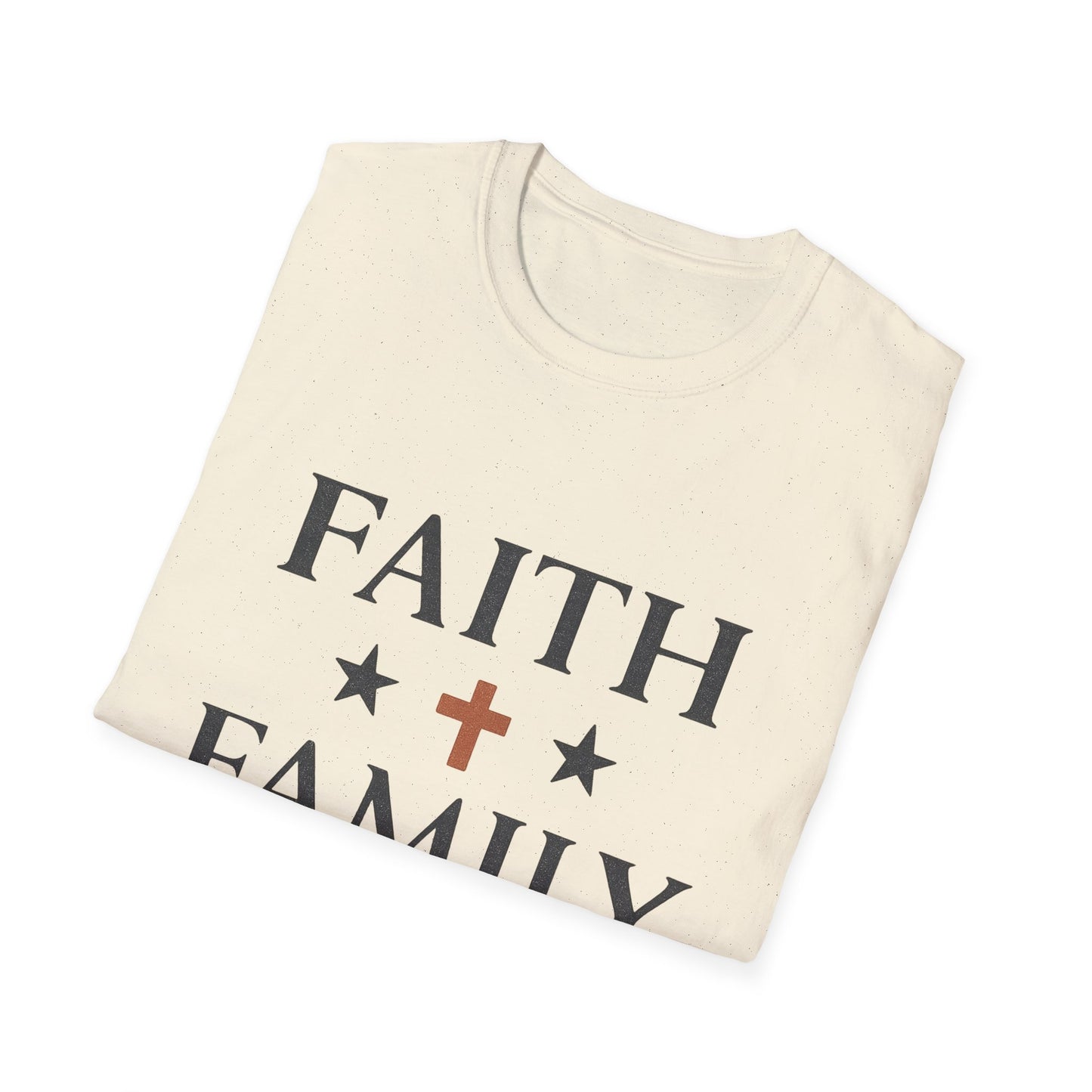 Faith Family Freedom Unisex T-Shirt | Soft Style Tee | Patriotic