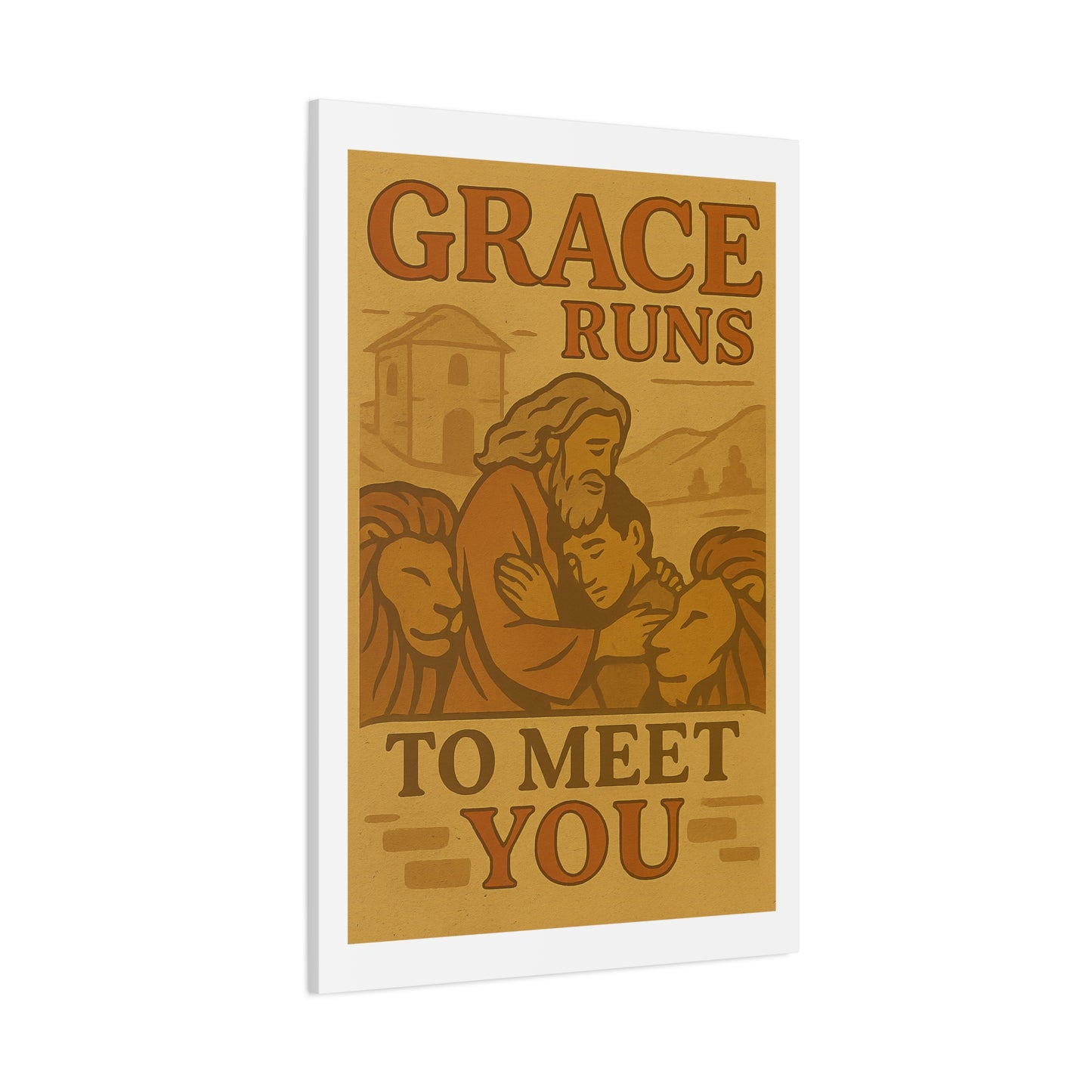The Prodigal Son Wall Art | Vintage Christian Poster – Redemption & Grace Illustration.