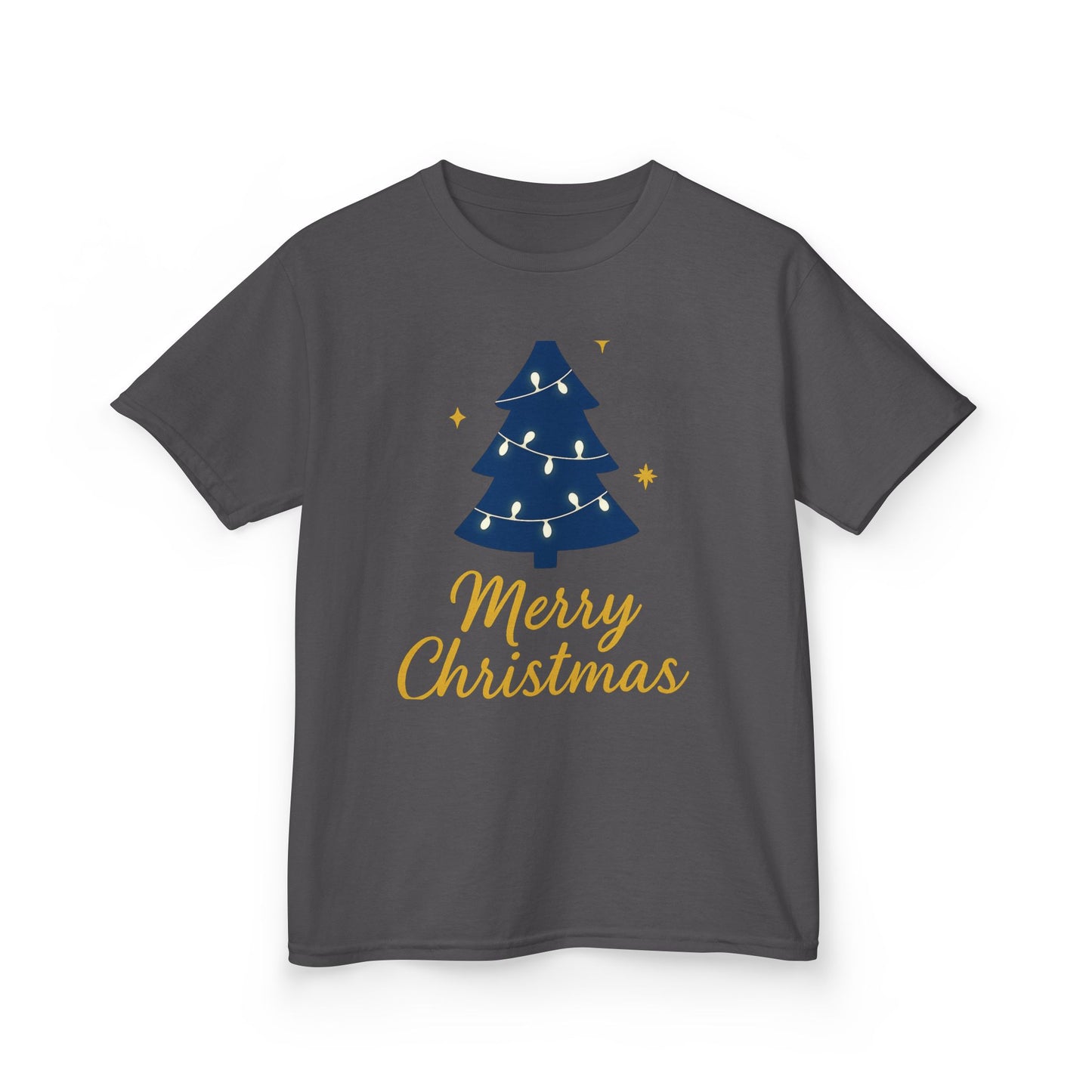 Merry Christmas Kids Heavy Cotton Tee – Christian Holiday Shirt for Children