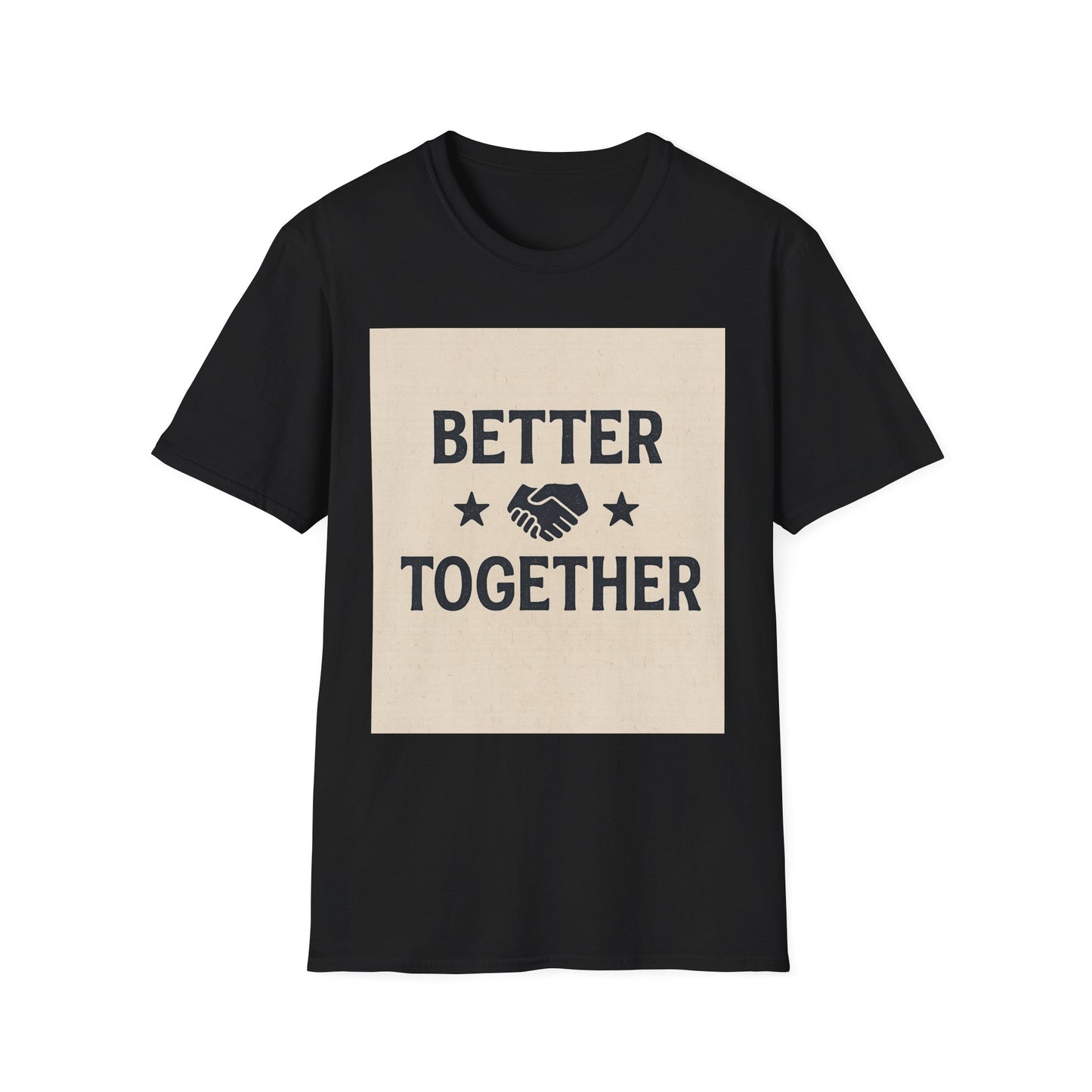 Better Together Unisex Softstyle T-Shirt, Friendship Gift Tee, Couples Matching Shirt, Family Reunion Apparel, Quality Printed Top