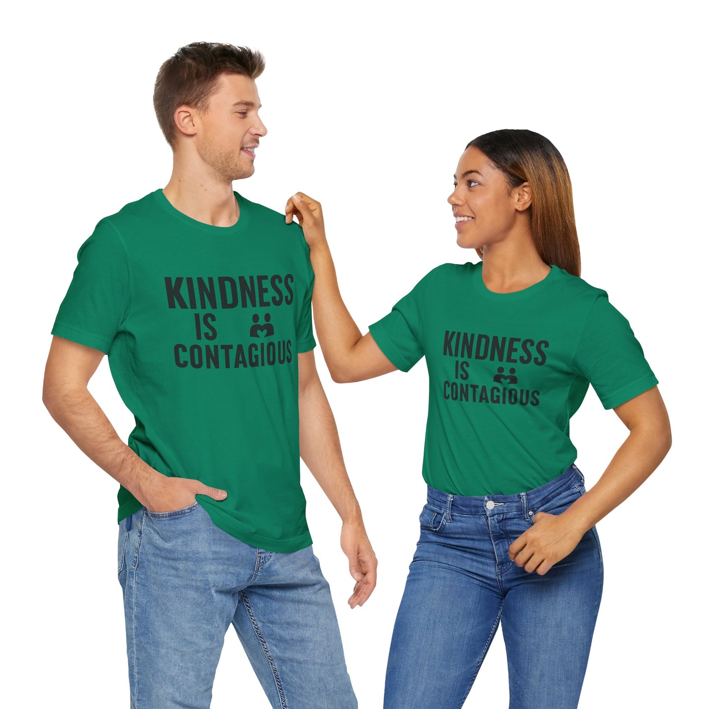 Kindness is Contagious Unisex T-Shirt | Soft Jersey Short Sleeve