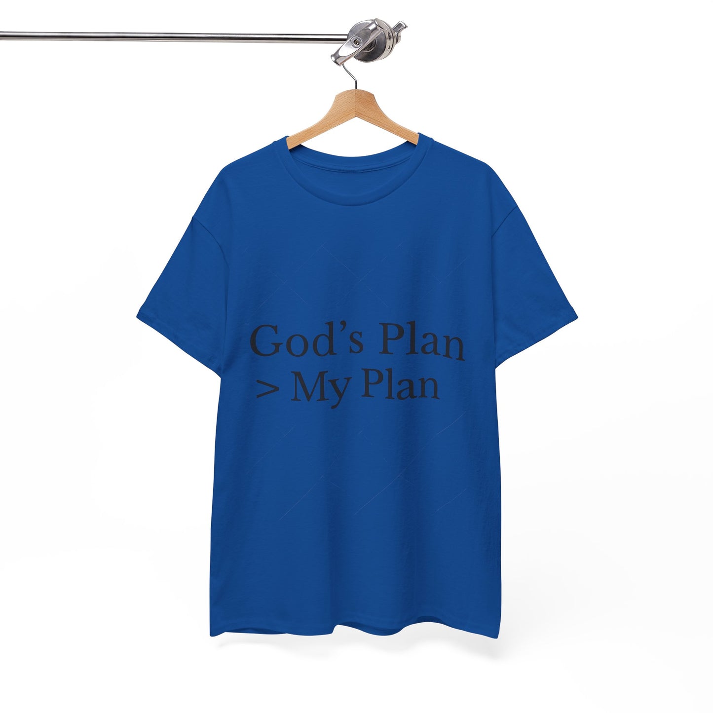 God’s Plan > My Plan T-Shirt – Christian Faith Unisex Tee