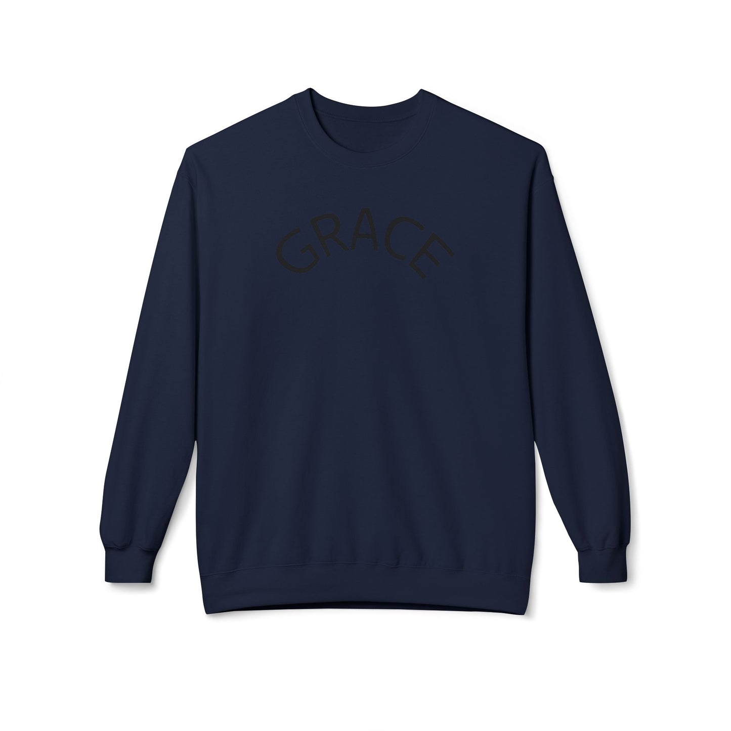 Grace Crewneck Sweatshirt, Unisex Fleece Sweater, Cozy Pullover, Inspirational Gift, Casual Style, Perfect for Every Occasion