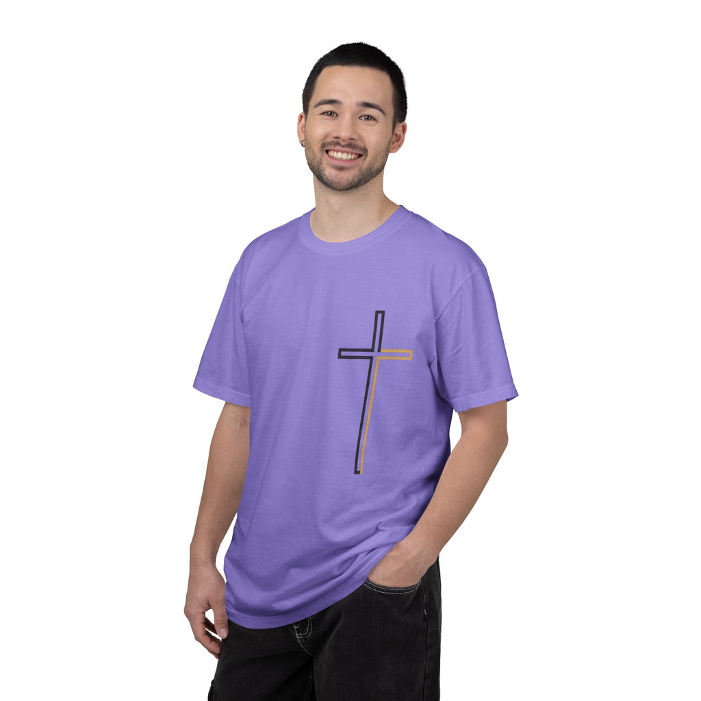 Christian Cross T-Shirt — “There Is Power in the Name of Jesus” Faith Tee | Premium Inspirational Shirt by Lexad Designs