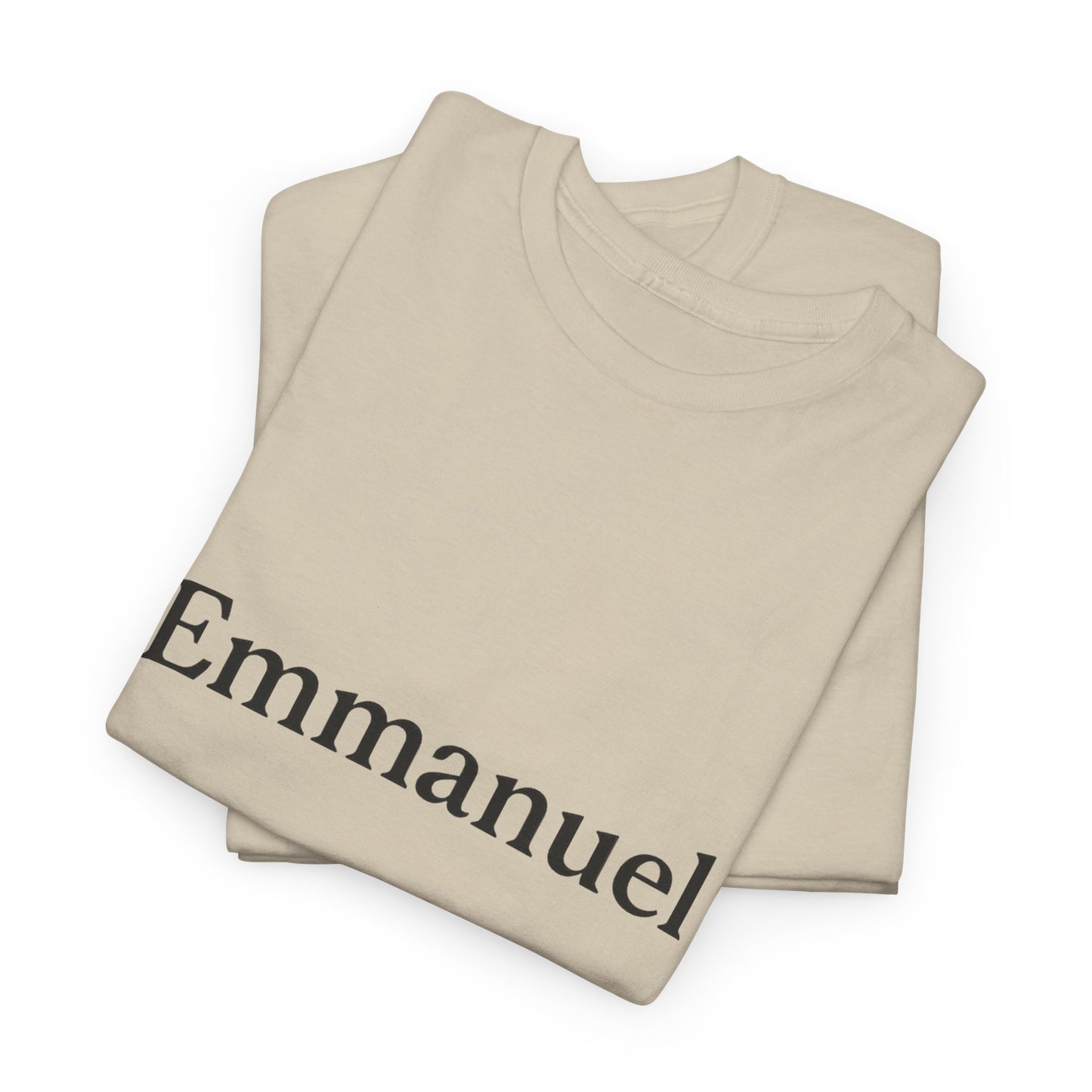 Emmanuel T-Shirt – God With Us Christian Faith Unisex Tee