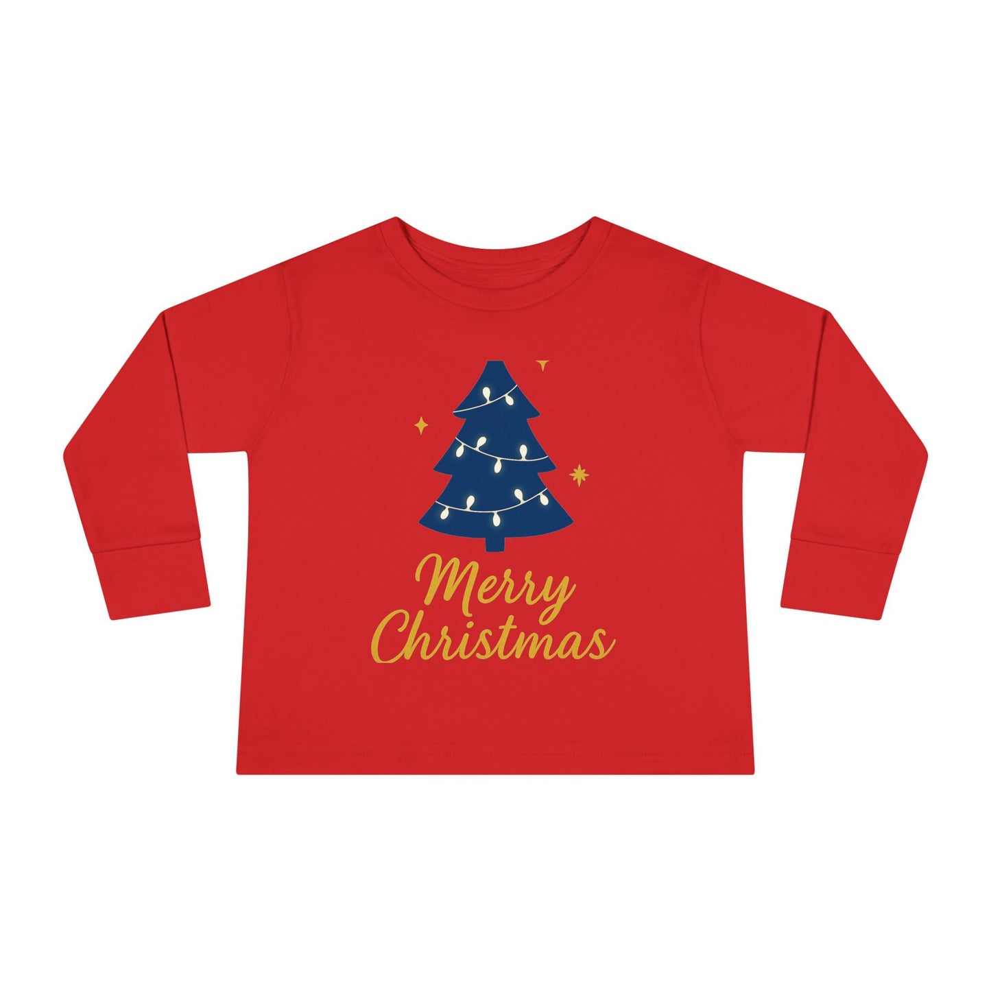 Merry Christmas Toddler Long Sleeve Tee