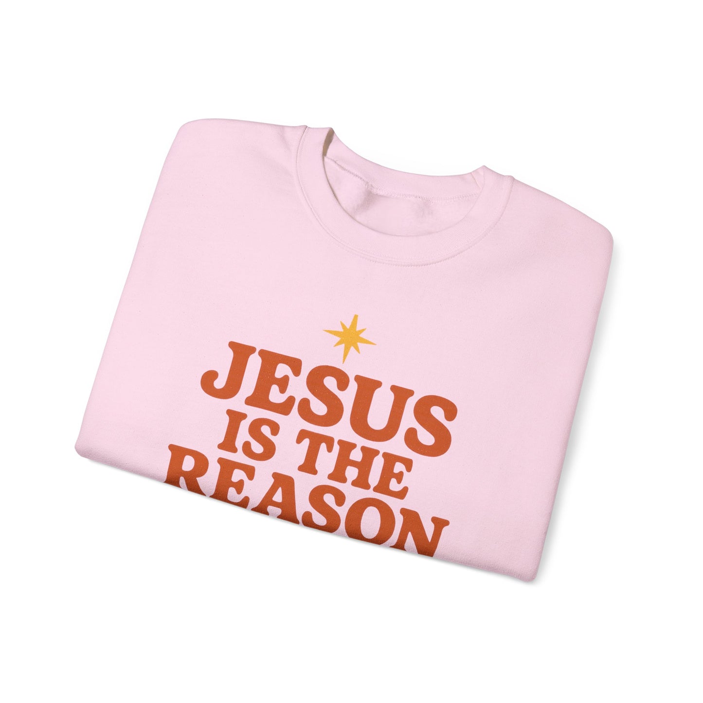 Jesus Is the Reason for the Season – Retro Unisex Christian Christmas Sweatshirt