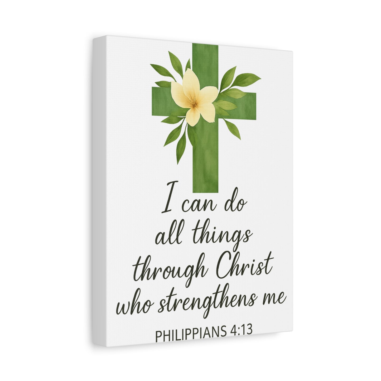 Philippians 4:13 Wall Art | Christian Scripture Home Decor