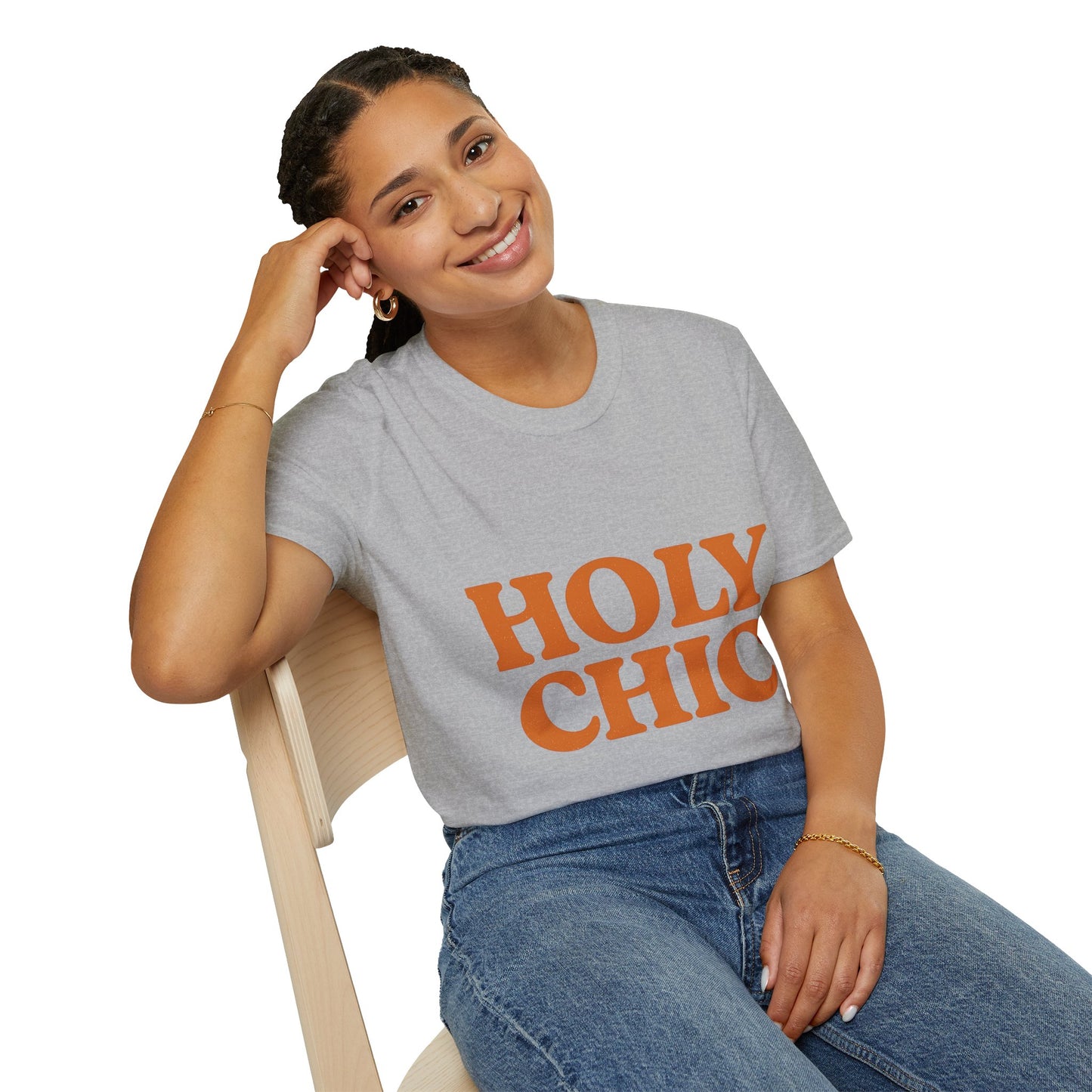 Holy Chic Christian T-Shirt – Softstyle Faith & Fashion Tee for Women.