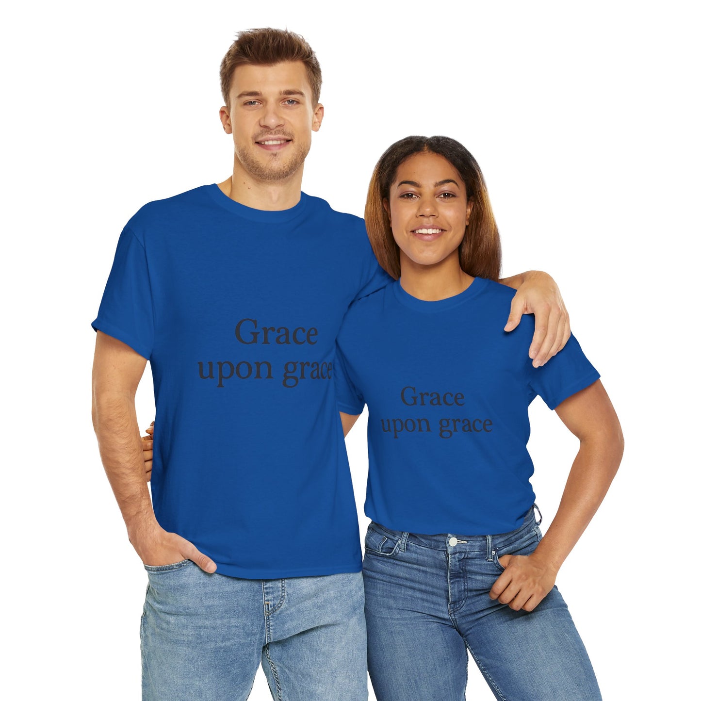 Grace Upon Grace T-Shirt – Elegant Christian Faith Unisex Tee