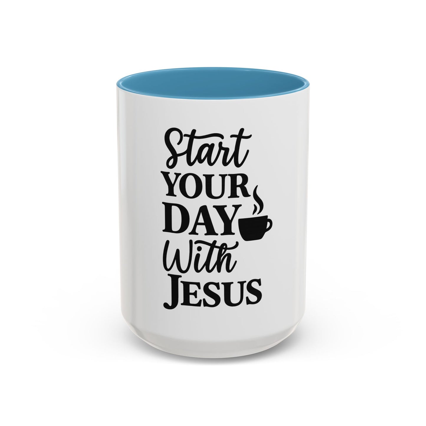 Christian Coffee Mug – Start Your Day with Jesus