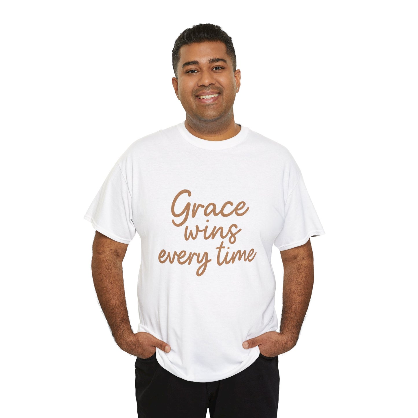 Grace Wins Every Time T-Shirt – Inspirational Christian Unisex Tee