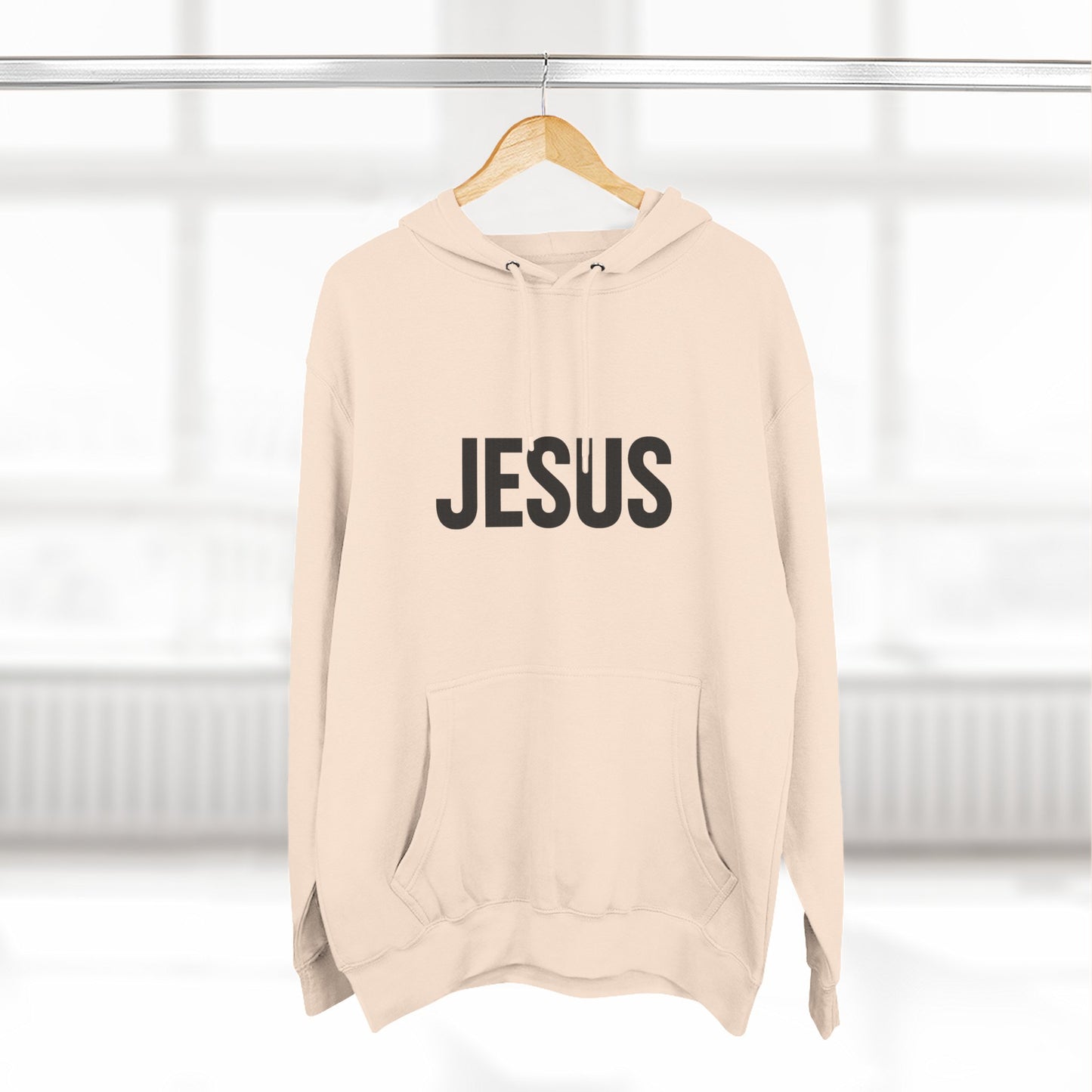 JESUS Unisex Hoodie – Bold Christian Statement Sweatshirt | Faithwear for Everyday Comfort
