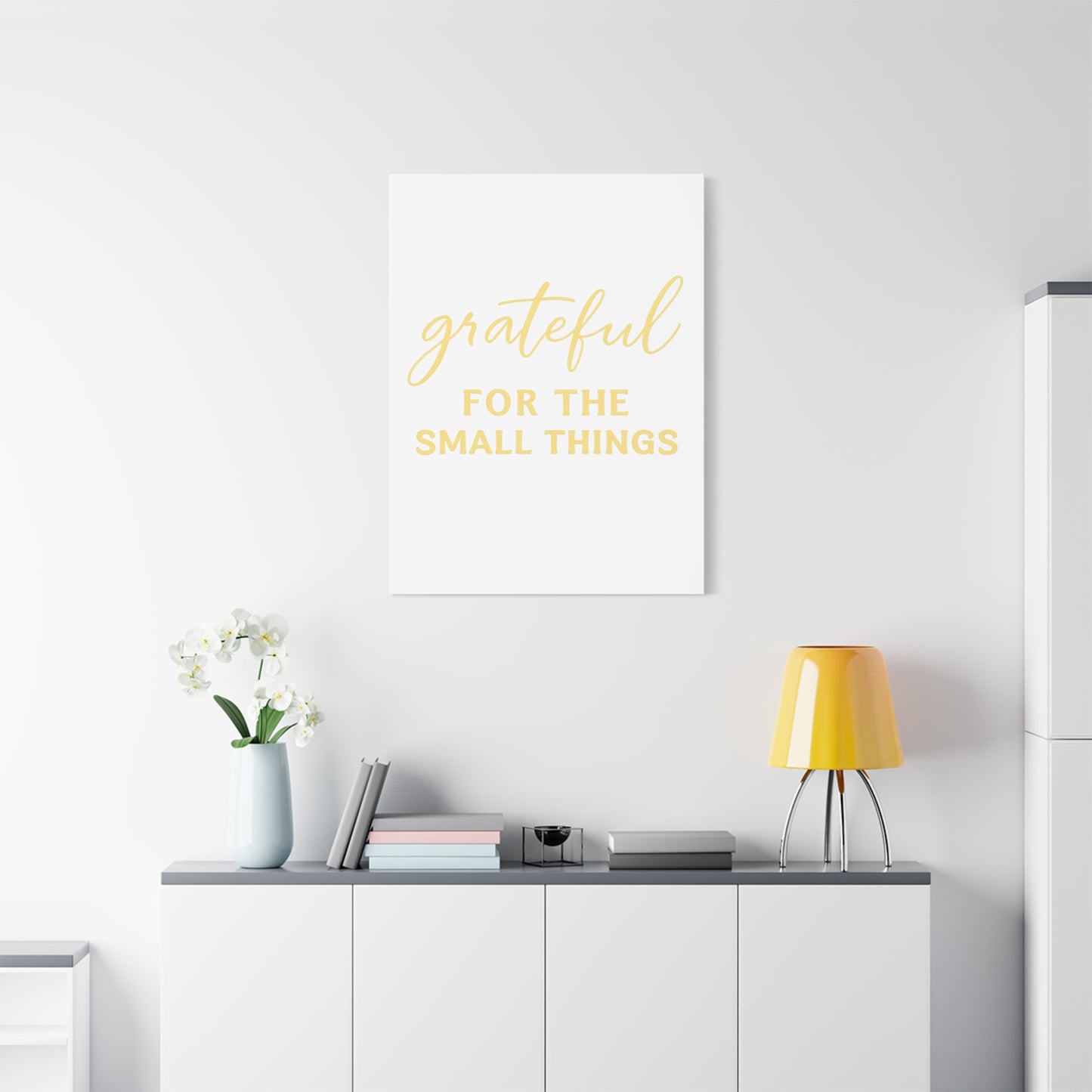 Grateful Wall Art | Inspirational Christian Home Decor - Matte Canvas, Stretched, 1.25"