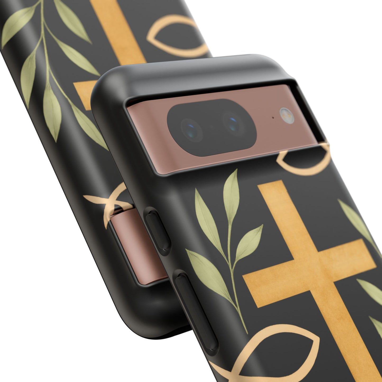 Christian Faith Phone Case with Floral Design