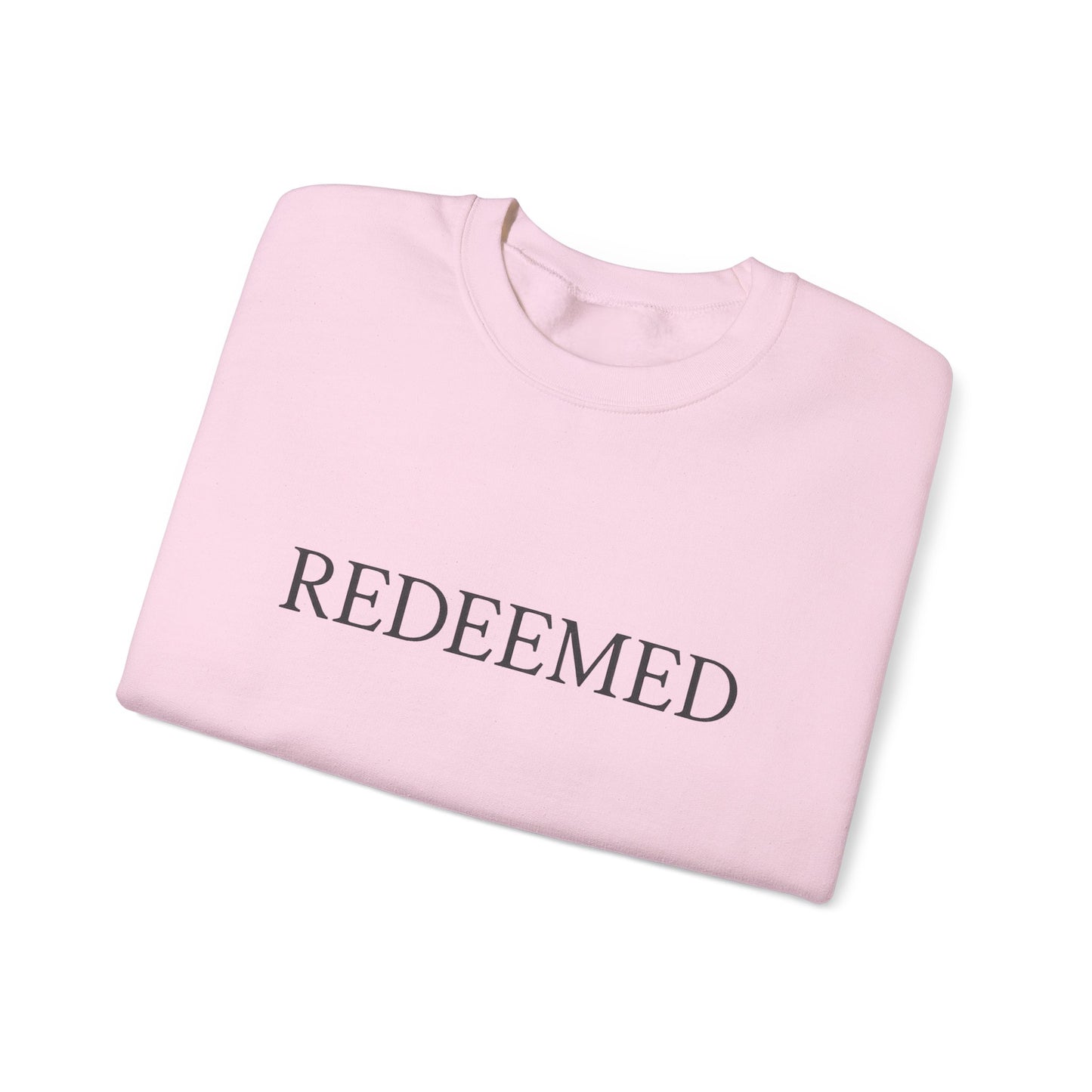 Redeemed Unisex Heavy Blend Crewneck Sweatshirt | Faith Apparel