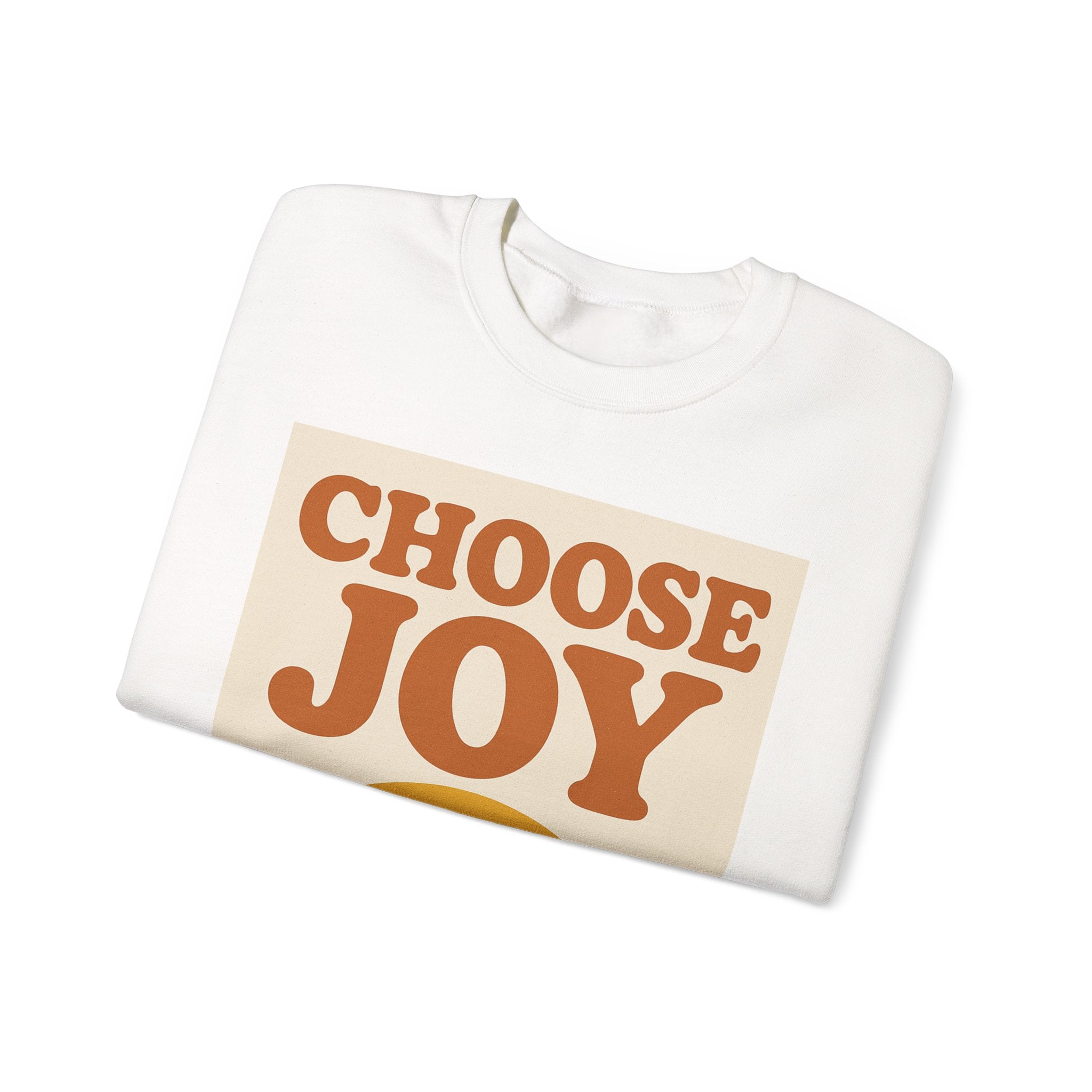 Choose Joy Rainbow Crewneck Sweatshirt, Unisex Sweatshirt, Motivational Gift, Cozy Layer, Fall Fashion, Positive Vibes