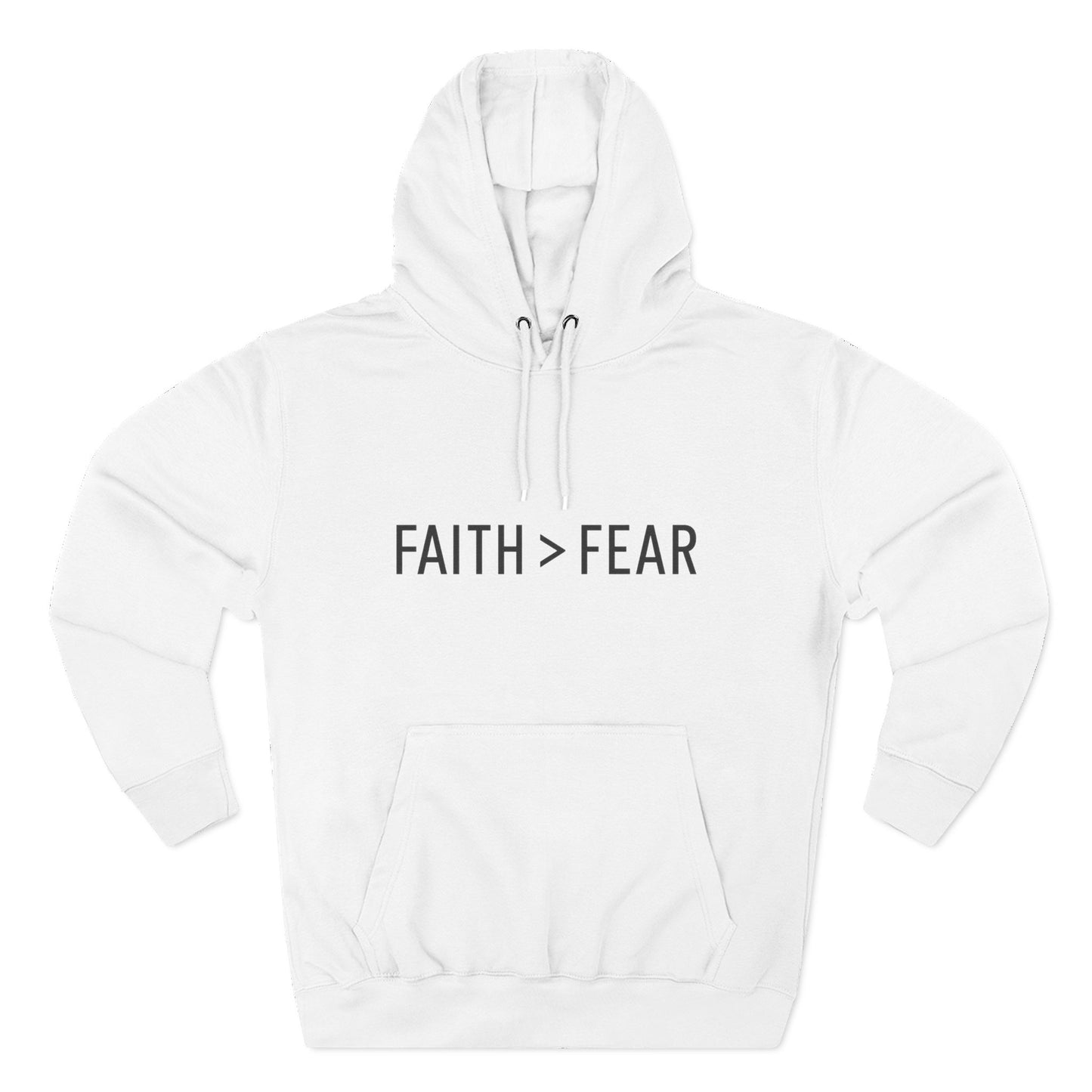 Faith Over Fear Unisex Hoodie – Christian Affirmation Apparel | Cozy & Bold Statement Piece