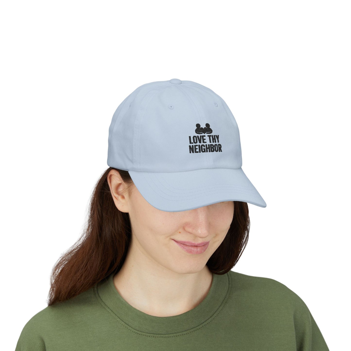 Love Thy Neighbor Dad Hat | Classic Adjustable Cap | Faith Apparel