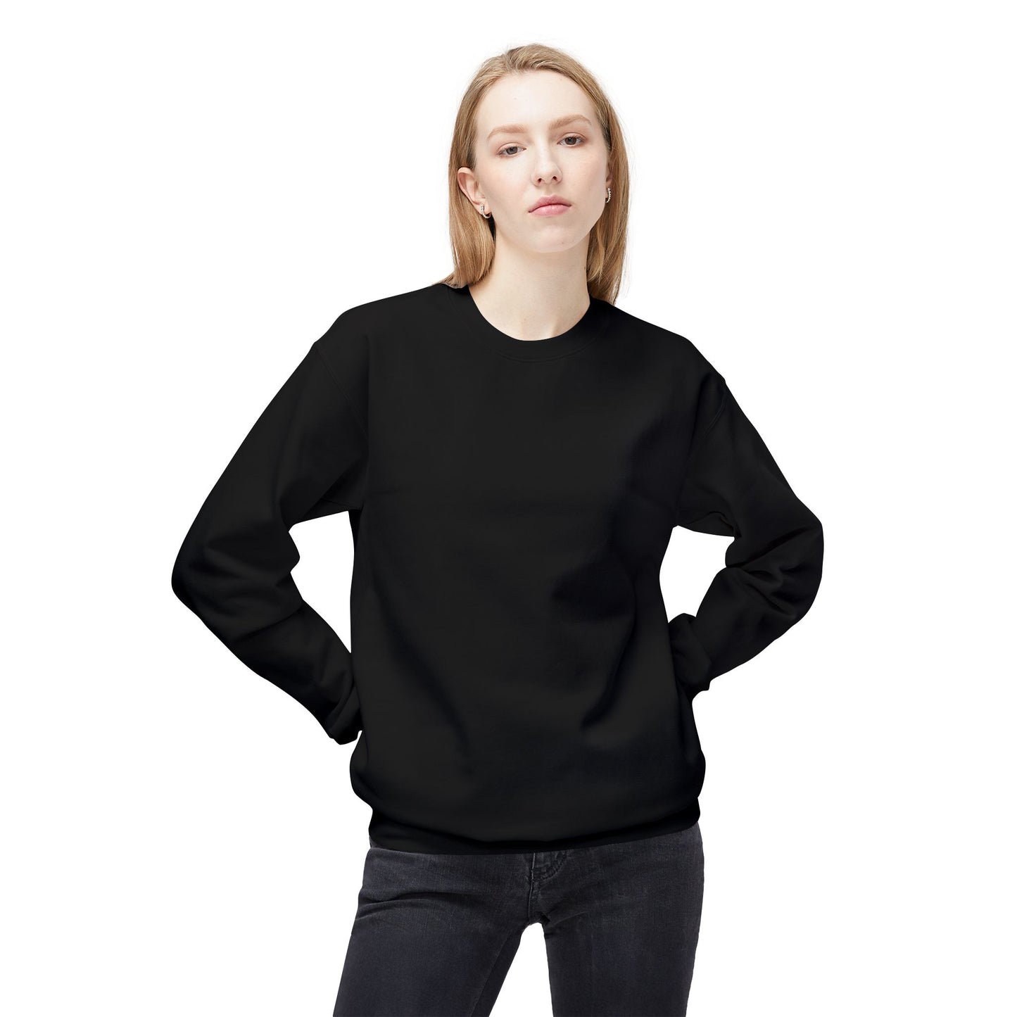 Faith-Inspired Soft Fleece Sweatshirt - Jesus Has My Back, Comfortable Crewneck, Inspirational Gift, Religious Apparel, Casual Wear, [...]