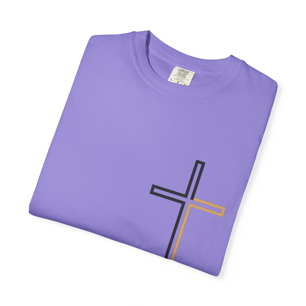 Christian Cross T-Shirt — “There Is Power in the Name of Jesus” Faith Tee | Premium Inspirational Shirt by Lexad Designs