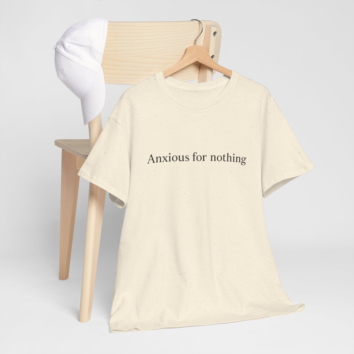 Anxious for Nothing T-Shirt – Philippians 4:6 Christian Unisex Tee