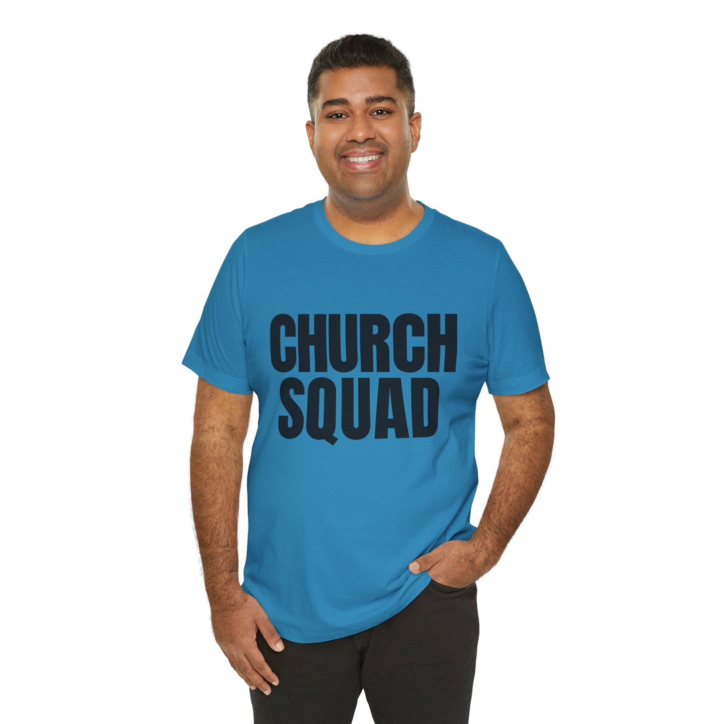 Church Squad Unisex Tee, Christian Apparel, Group Outing Shirt, Faith-Based Gift, Church Events Clothing