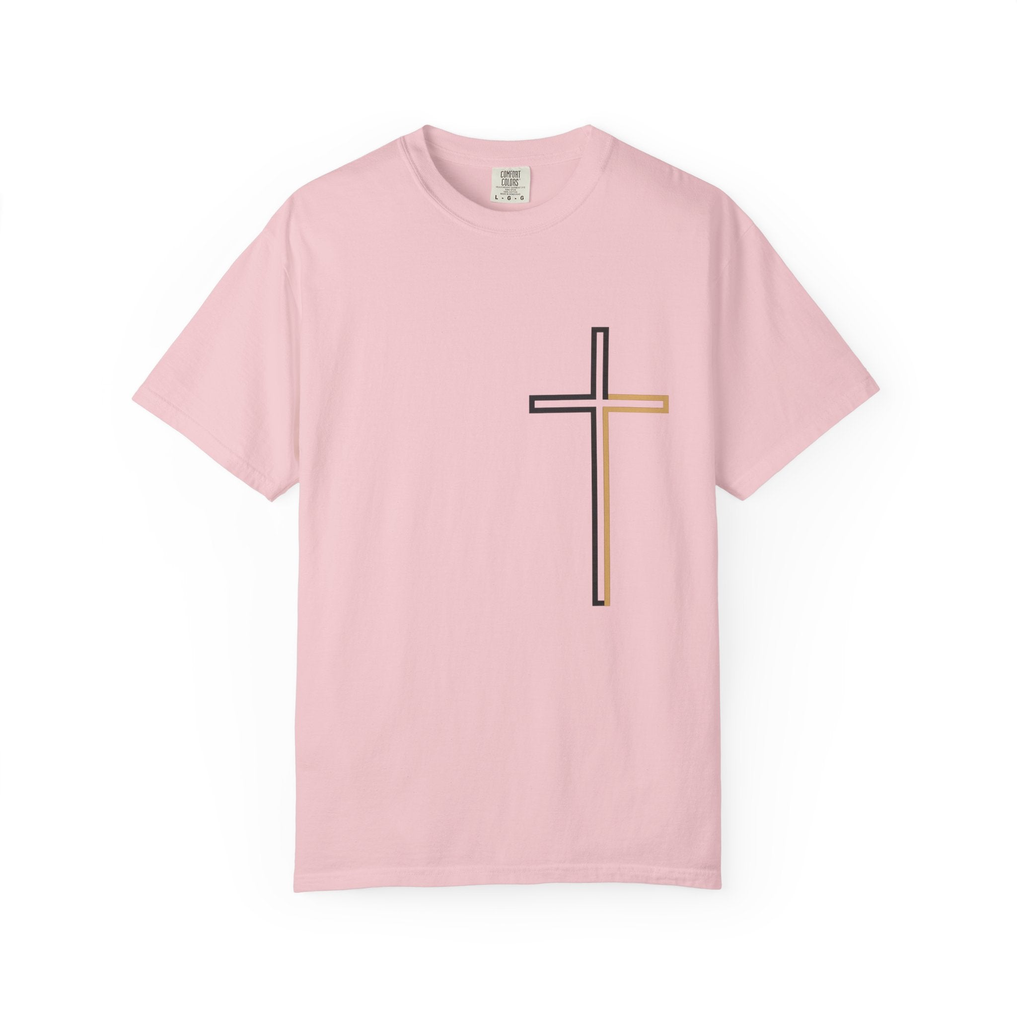 Christian Cross T-Shirt — “There Is Power in the Name of Jesus” Faith Tee | Premium Inspirational Shirt by Lexad Designs