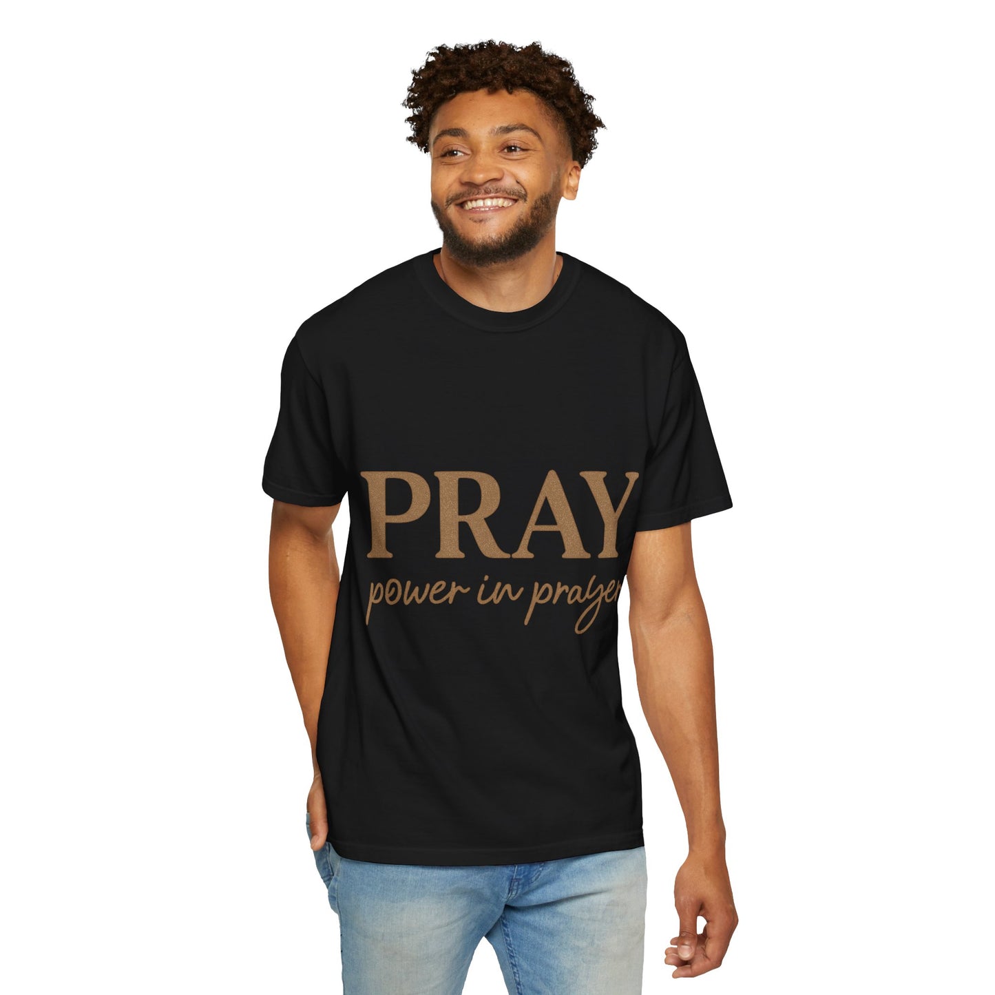 Pray Unisex T-Shirt – Minimal Christian Faith Tee