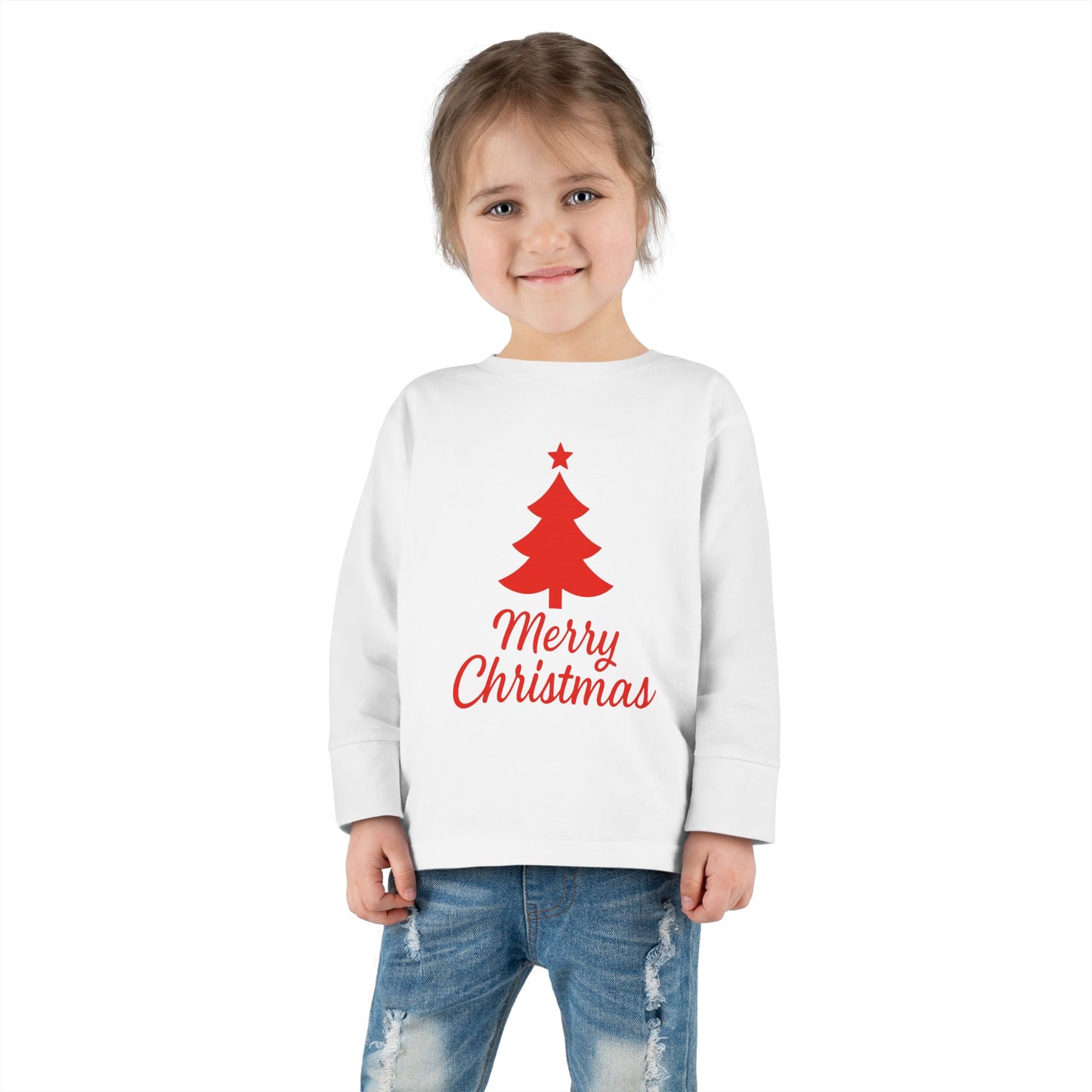 Toddler Christmas Tree Long Sleeve Tee