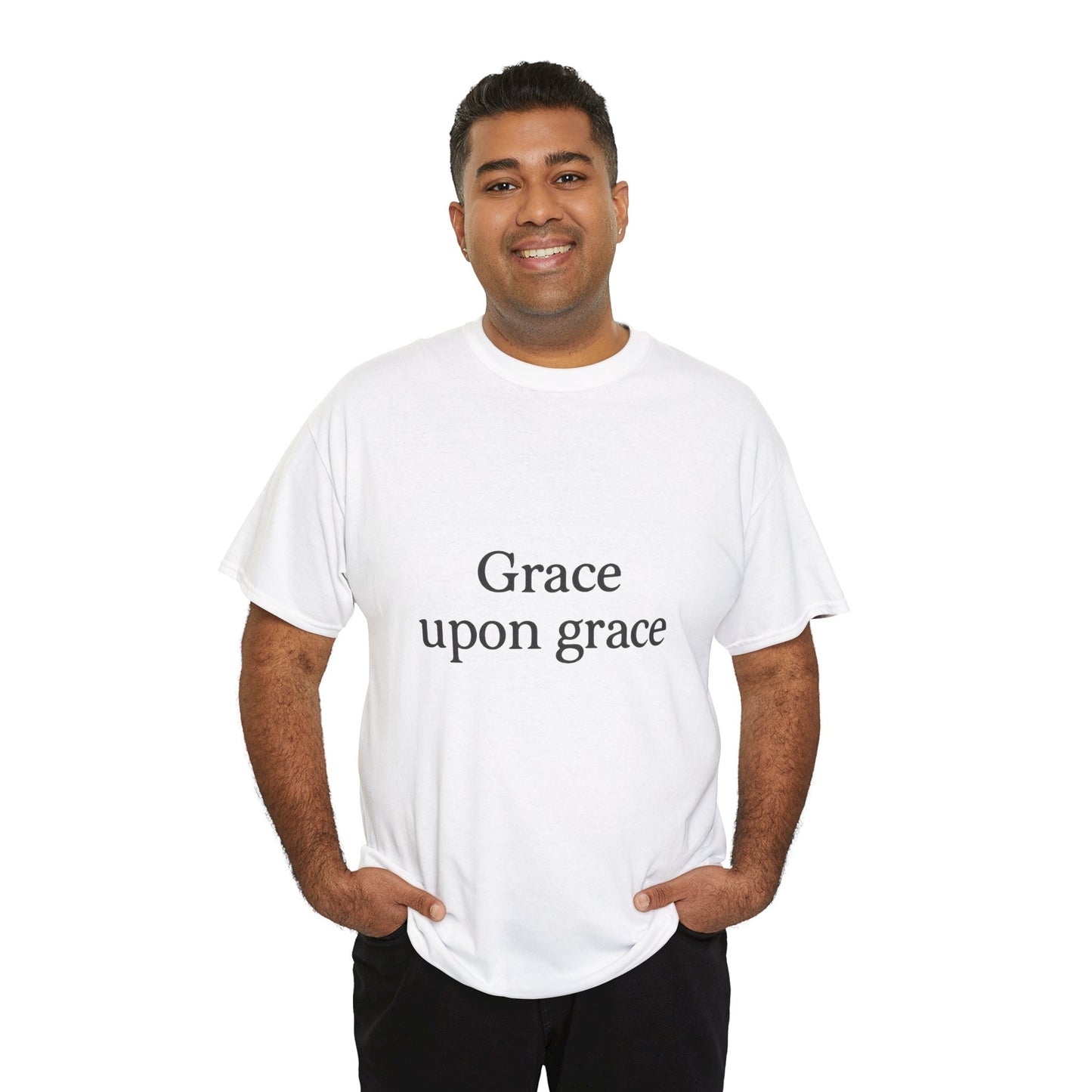 Grace Upon Grace T-Shirt – Elegant Christian Faith Unisex Tee