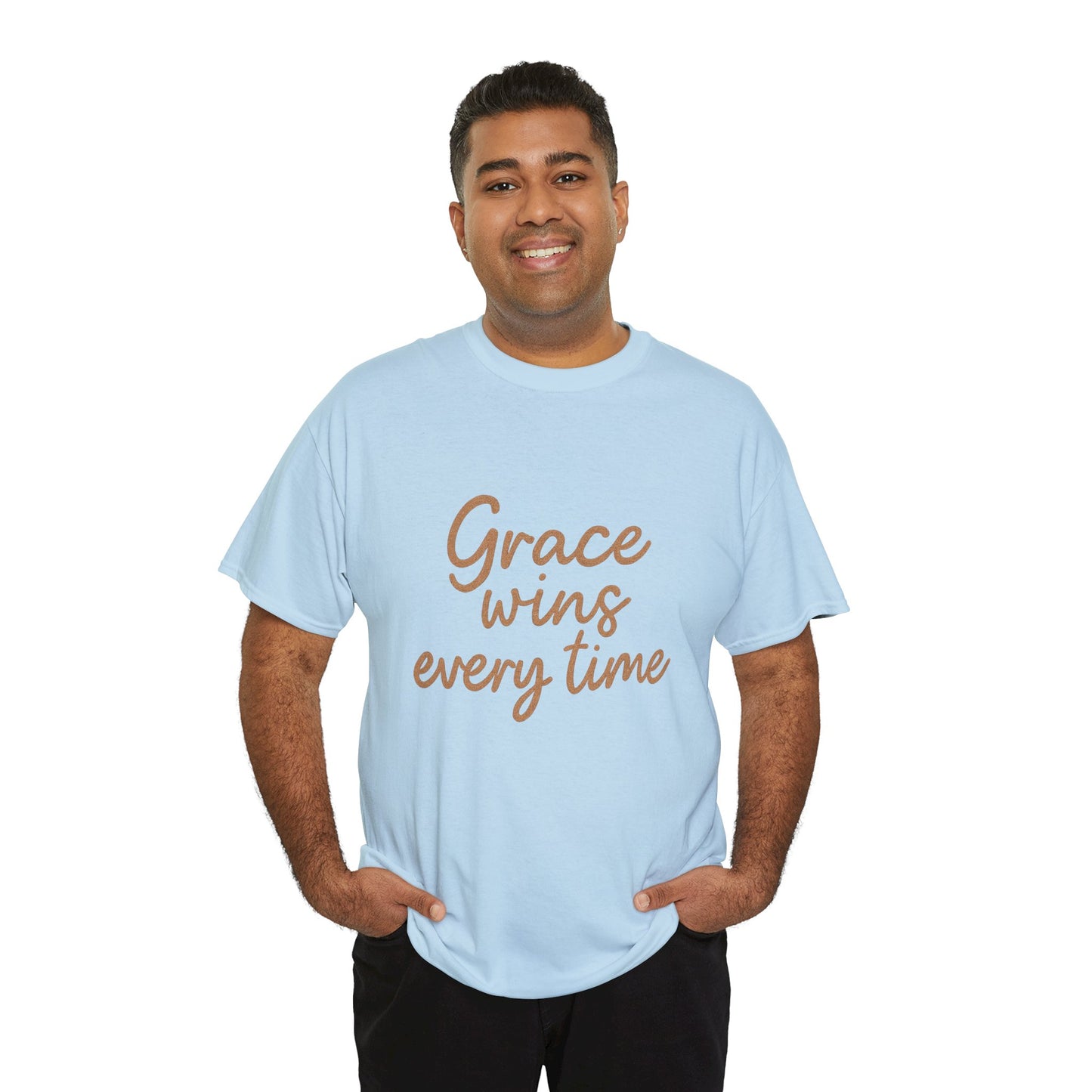 Grace Wins Every Time T-Shirt – Inspirational Christian Unisex Tee