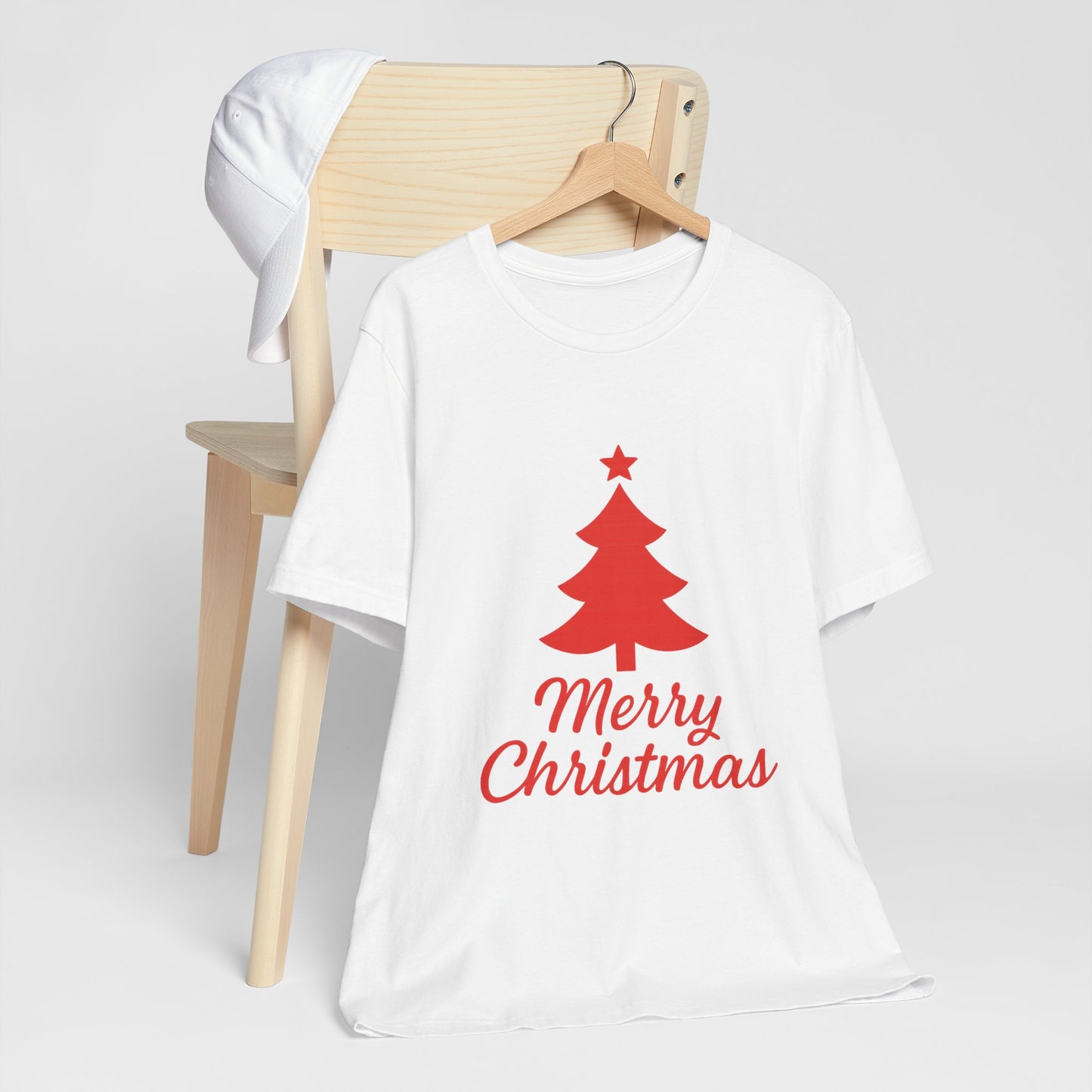 Merry Christmas Unisex Heavy Cotton Tee – Faith-Inspired Holiday Shirt