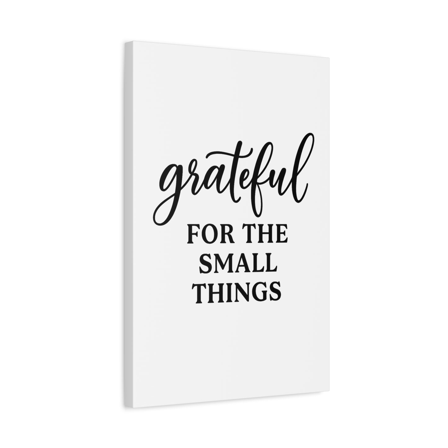 Grateful Wall Art | Inspirational Christian Home Decor-Matte Canvas, Stretched, 1.25"